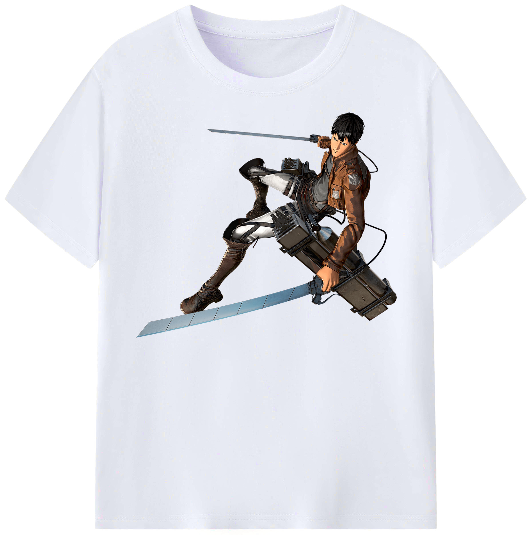 （画像用） 進撃の巨人 ベルトルト・フーバー Attack on Titan Bertholdt Hoover レディースカジュアルプリントTシャツ（綿100％）