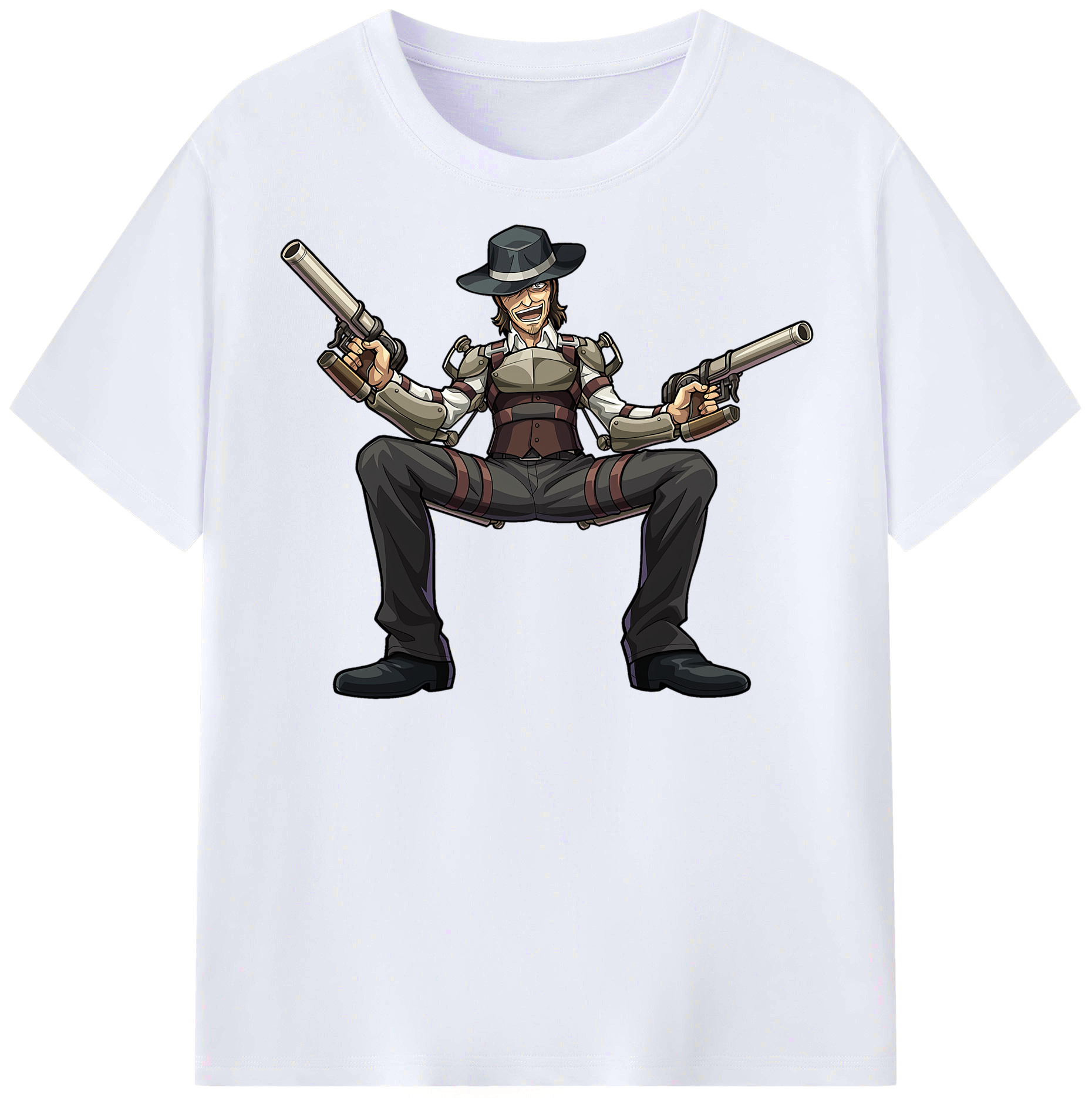 （画像用） 進撃の巨人 ケニー·アッカーマン Attack on Titan Kenny Ackerman レディースカジュアルプリントTシャツ（綿100％）