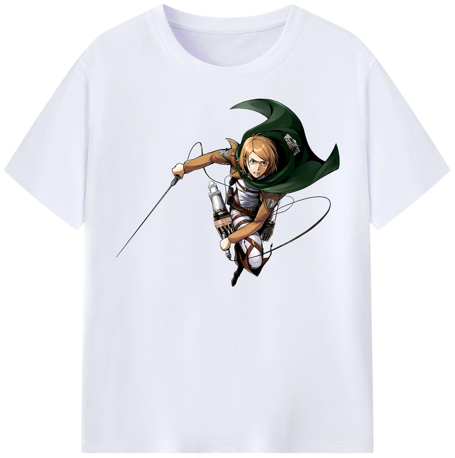 （画像用） 進撃の巨人 ペトラ·ラル Attack on Titan Petra Rall レディースカジュアルプリントTシャツ（綿100％）