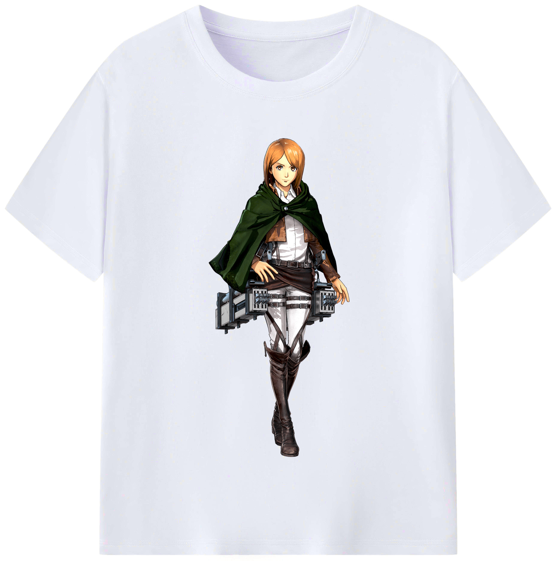 （画像用） 進撃の巨人 ペトラ·ラル Attack on Titan Petra Rall レディースカジュアルプリントTシャツ（綿100％）
