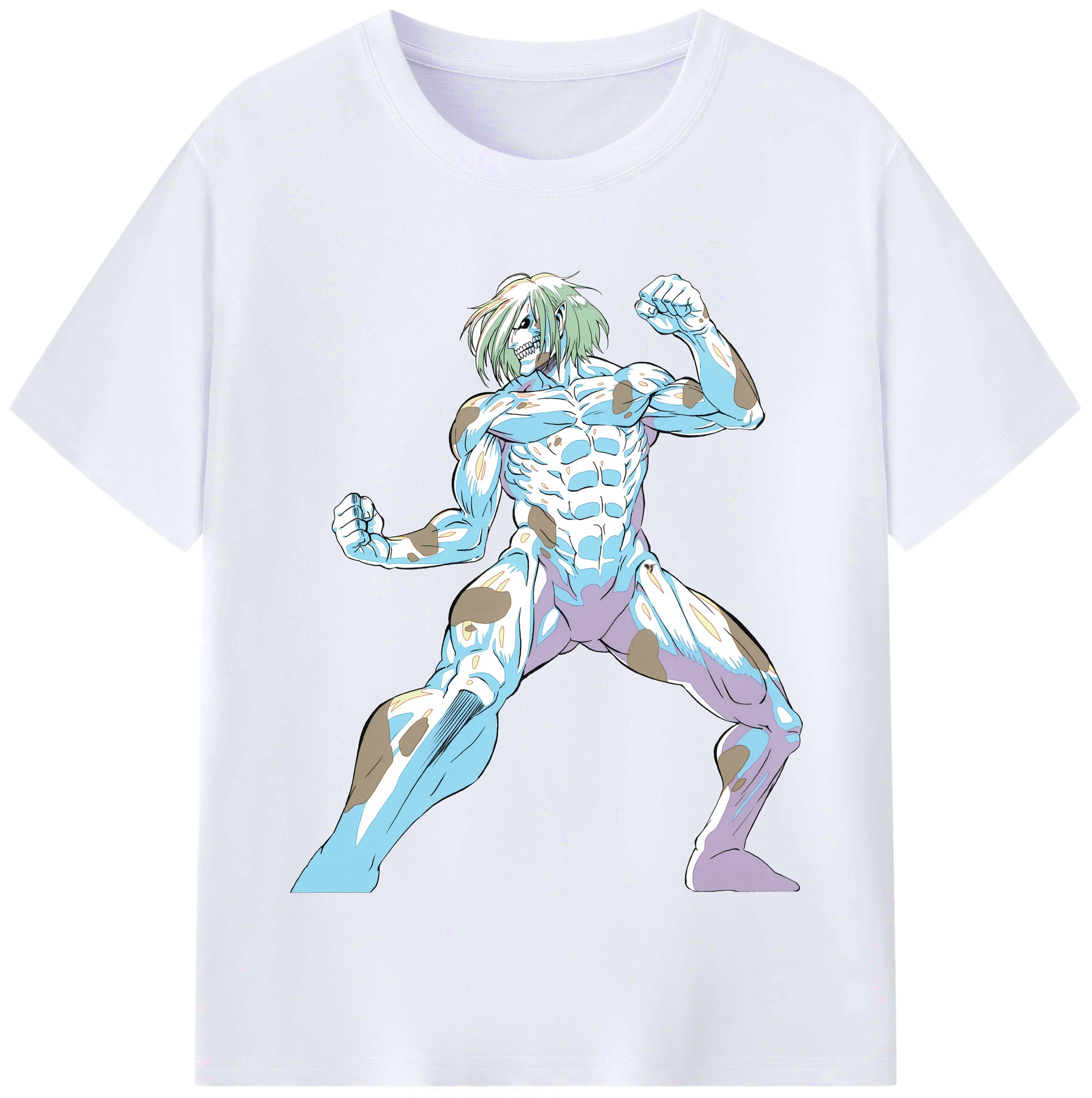（画像用） 進撃の巨人 Attack on Titan レディースカジュアルプリントTシャツ（綿100％）