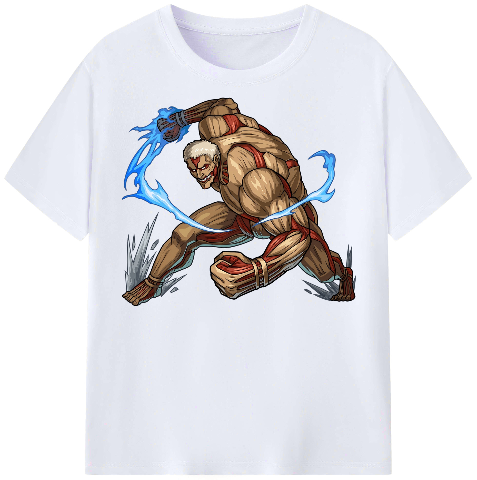 （画像用） 進撃の巨人 Attack on Titan レディースカジュアルプリントTシャツ（綿100％）