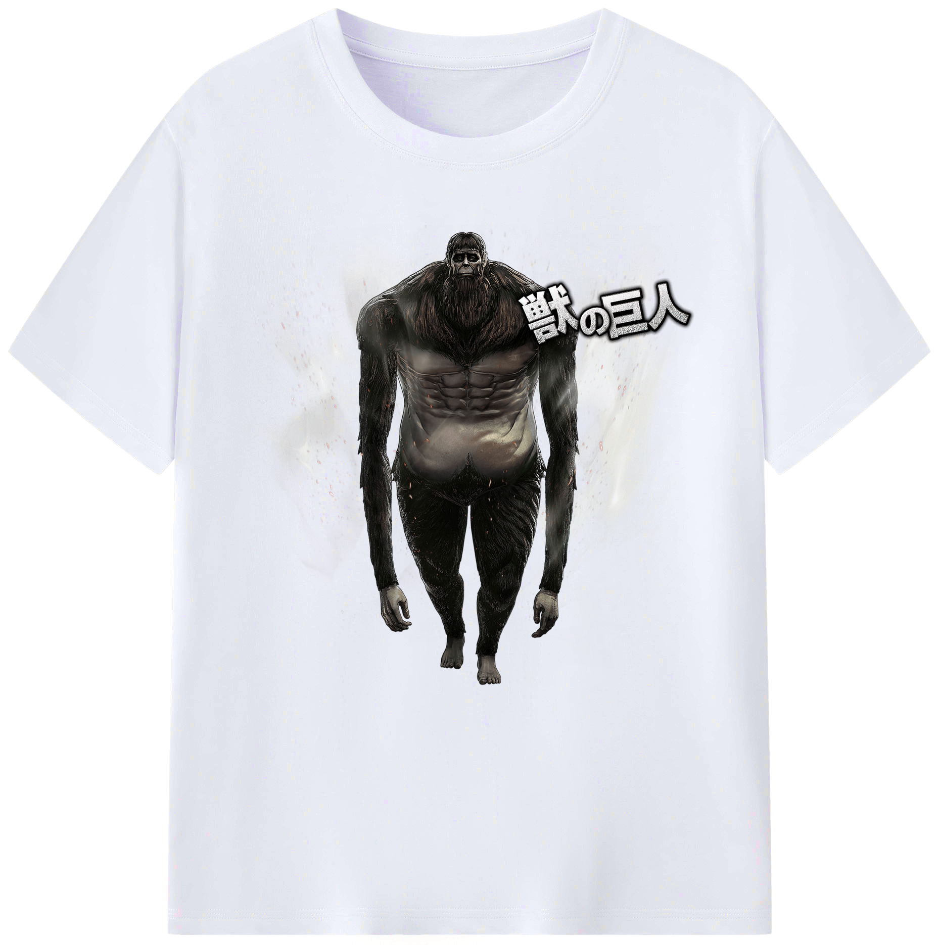（画像用） 進撃の巨人 Attack on Titan レディースカジュアルプリントTシャツ（綿100％）