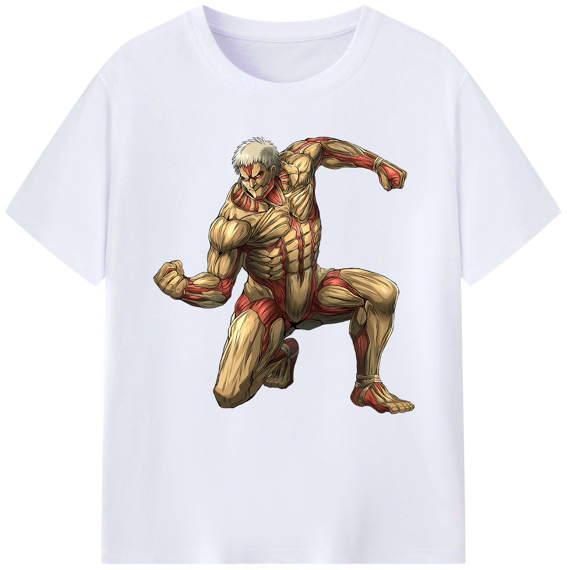 （画像用） 進撃の巨人 Attack on Titan レディースカジュアルプリントTシャツ（綿100％）