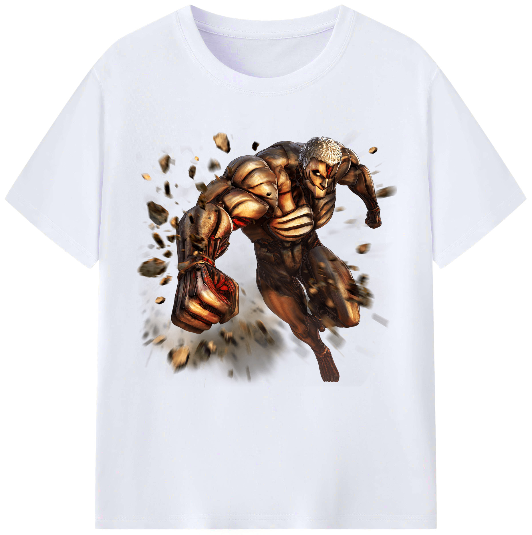 （画像用） 進撃の巨人 Attack on Titan レディースカジュアルプリントTシャツ（綿100％）