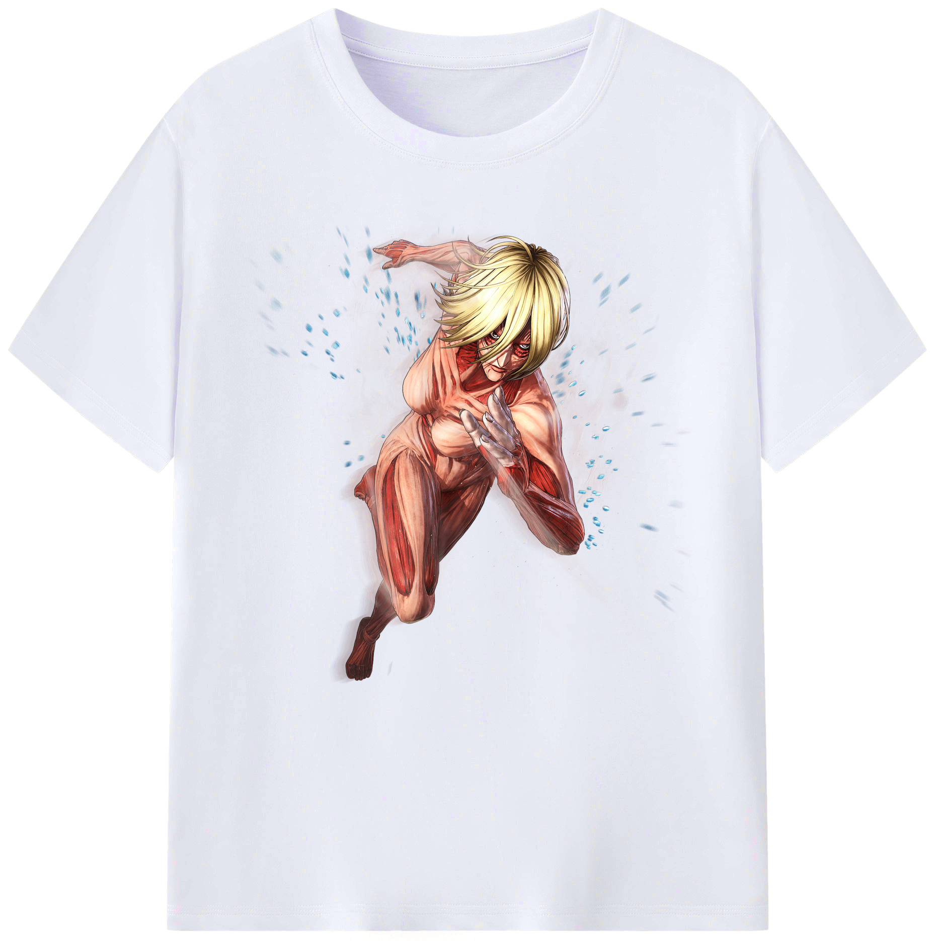 （画像用） 進撃の巨人 Attack on Titan レディースカジュアルプリントTシャツ（綿100％）