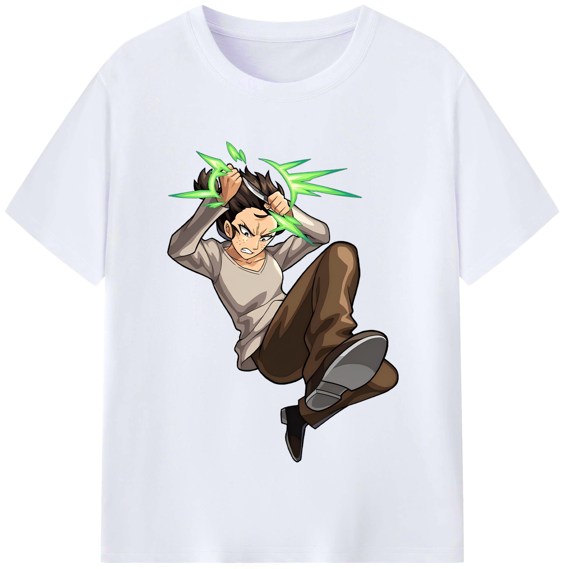 （画像用） 進撃の巨人 Attack on Titan レディースカジュアルプリントTシャツ（綿100％）