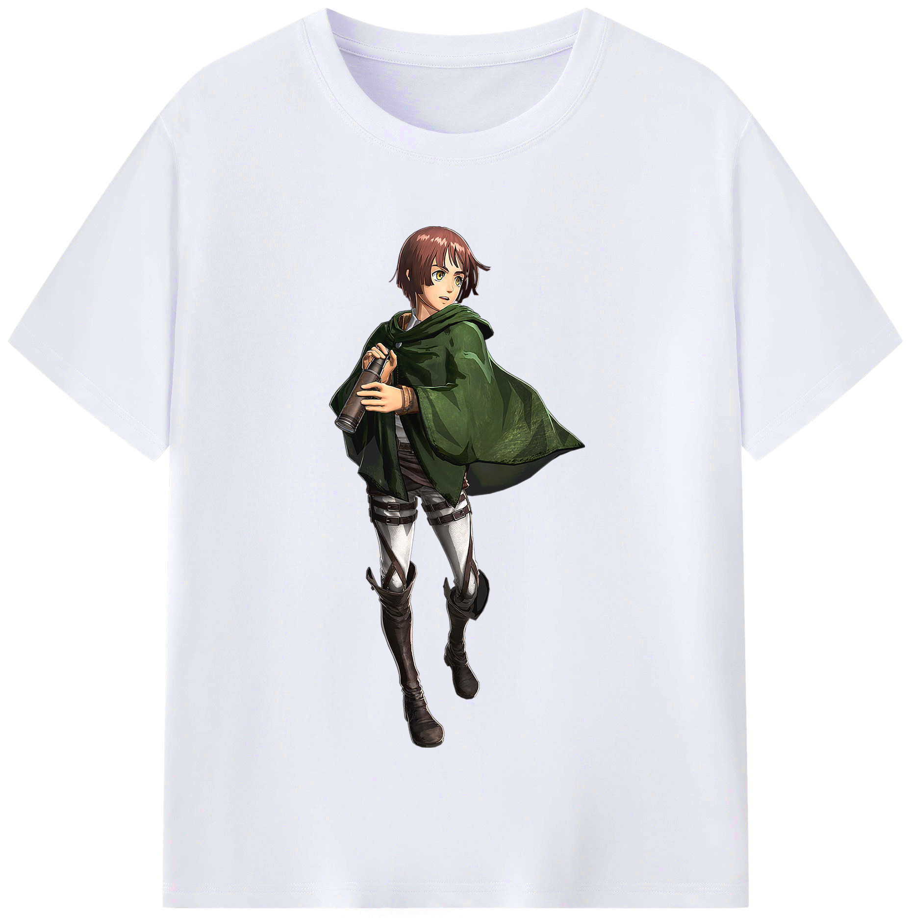 （画像用） 進撃の巨人 Attack on Titan レディースカジュアルプリントTシャツ（綿100％）