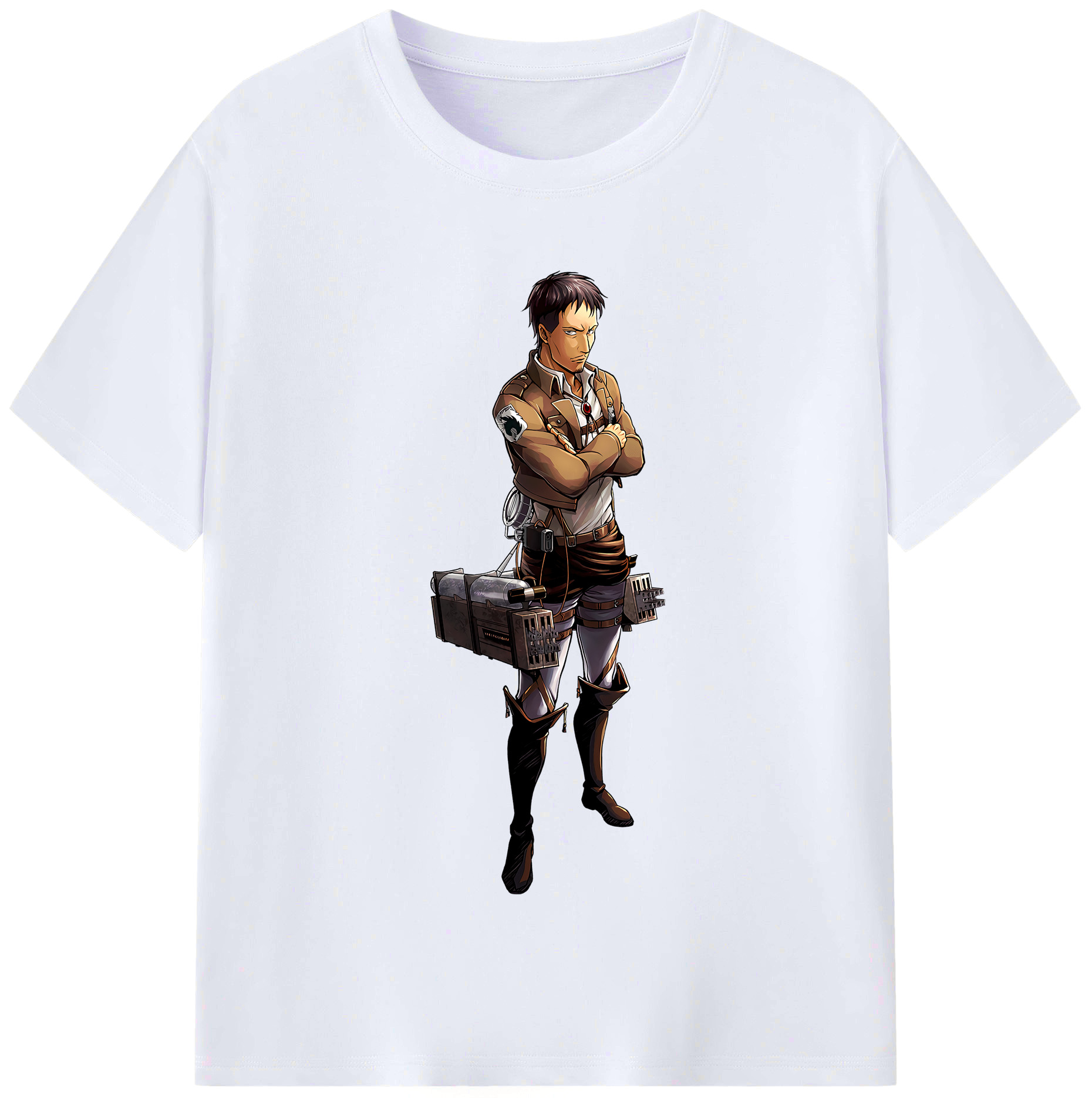 （画像用） 進撃の巨人 Attack on Titan レディースカジュアルプリントTシャツ（綿100％）