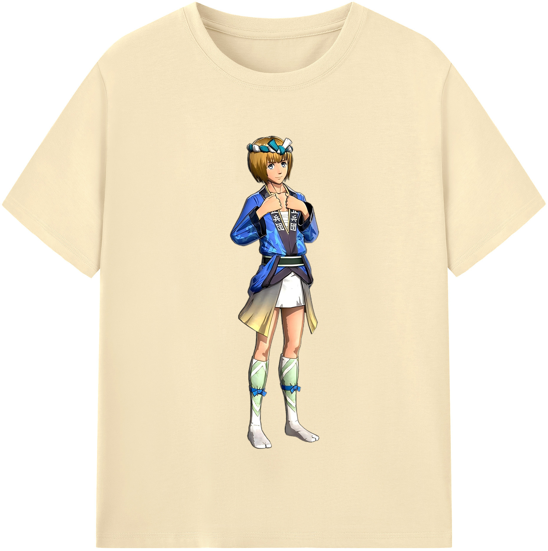 （画像用） 進撃の巨人 アルミン·アルレルト Attack on Titan Armin Arlert 綿100％半袖Tシャツ（フロントプリント）
