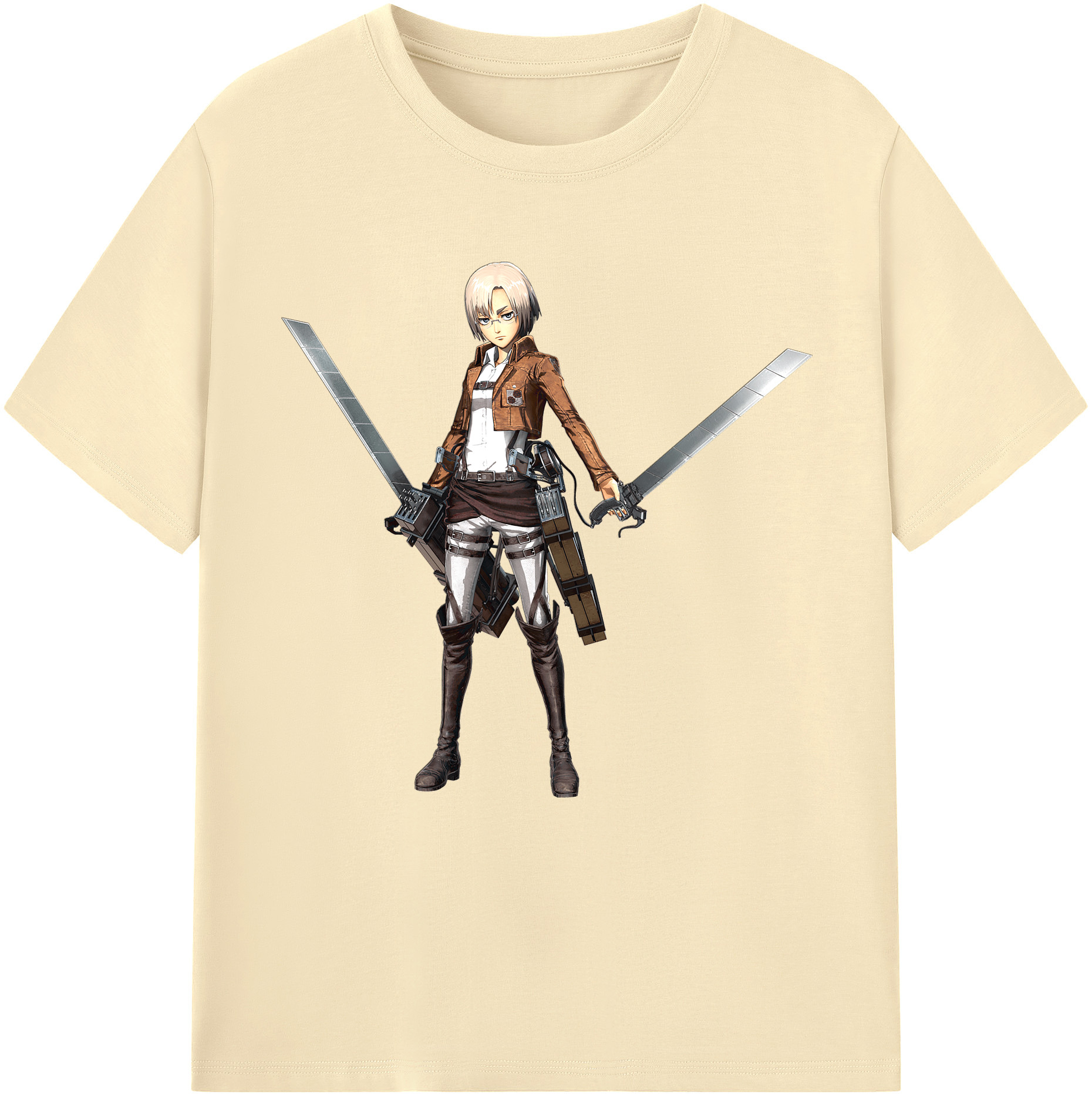 （画像用）  綿100％半袖Tシャツ（フロントプリント）
