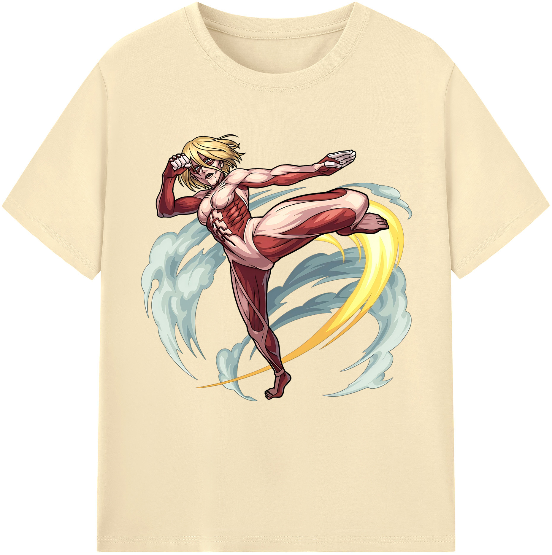（画像用） 進撃の巨人 Attack on Titan 綿100％半袖Tシャツ（フロントプリント）