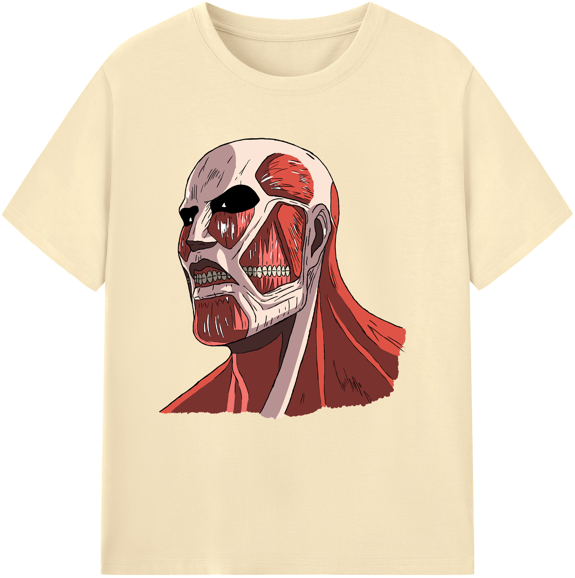 （画像用） 進撃の巨人 Attack on Titan 綿100％半袖Tシャツ（フロントプリント）