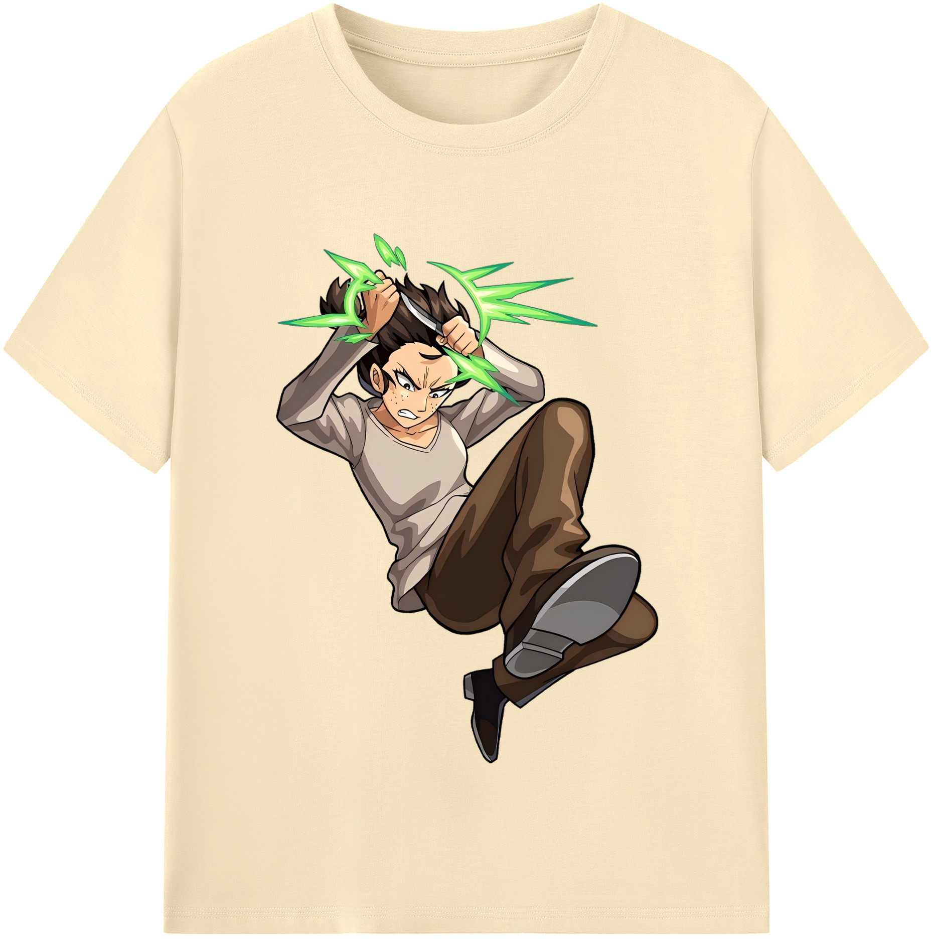 （画像用） 進撃の巨人 Attack on Titan 綿100％半袖Tシャツ（フロントプリント）