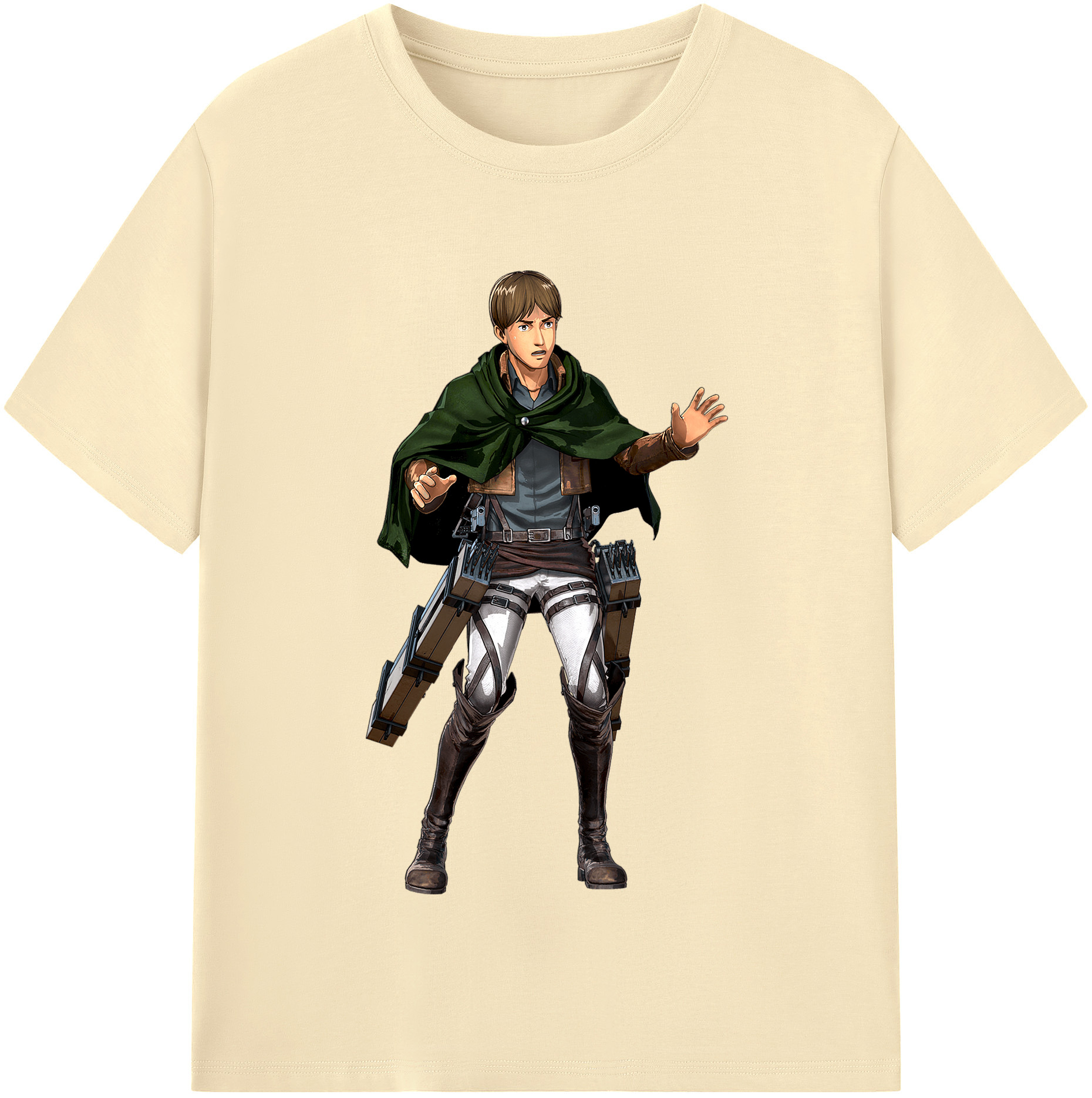 （画像用） 進撃の巨人 Attack on Titan 綿100％半袖Tシャツ（フロントプリント）