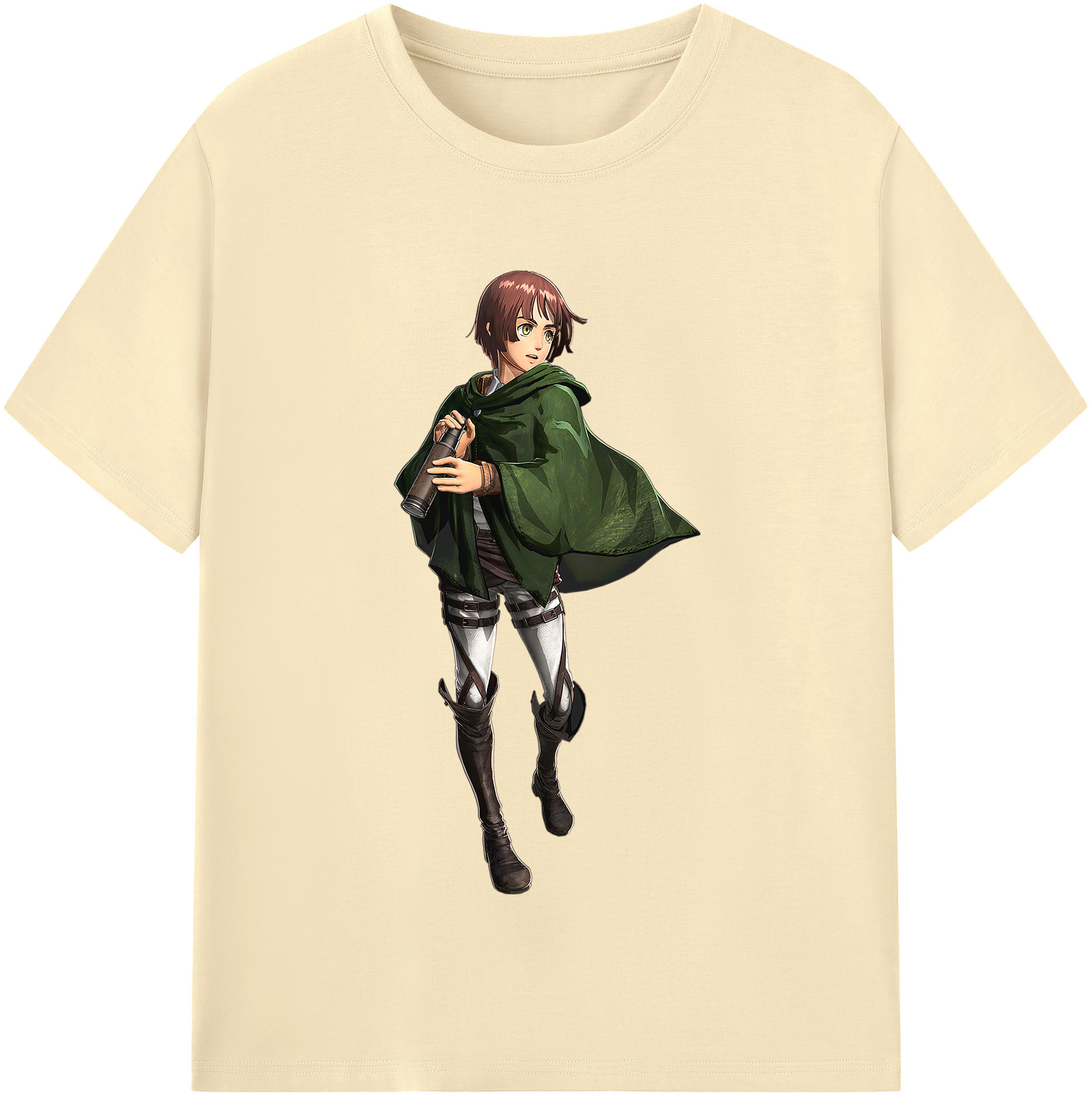 （画像用） 進撃の巨人 Attack on Titan 綿100％半袖Tシャツ（フロントプリント）
