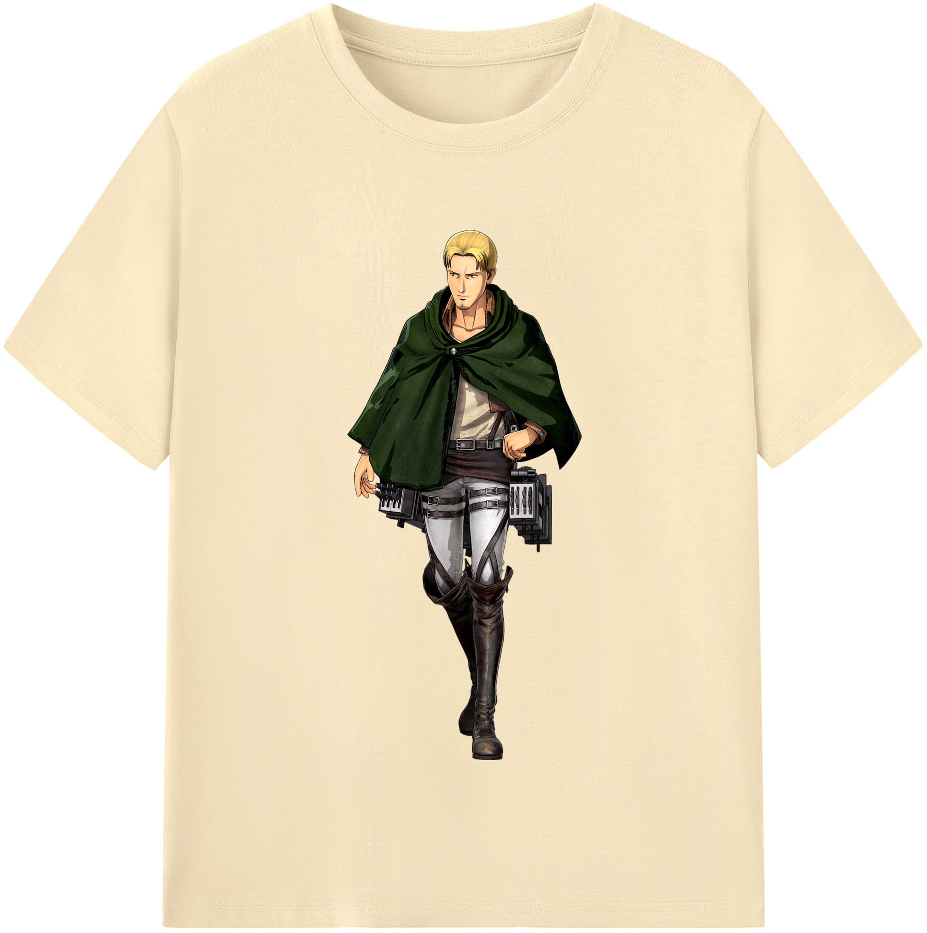 （画像用） 進撃の巨人 Attack on Titan 綿100％半袖Tシャツ（フロントプリント）
