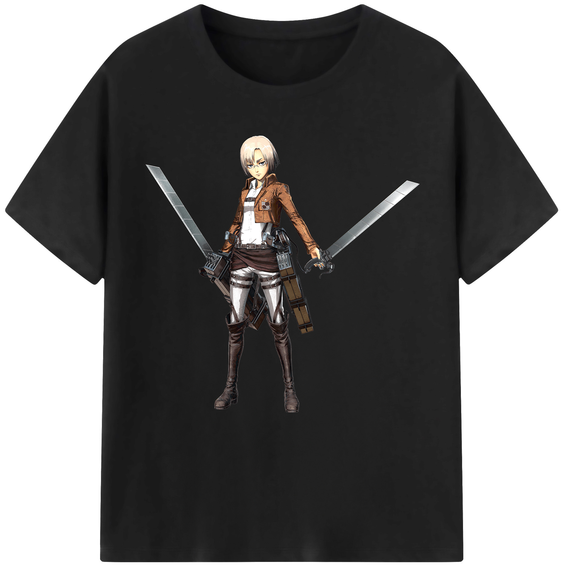（画像用）  綿100％半袖Tシャツ（フロントプリント）