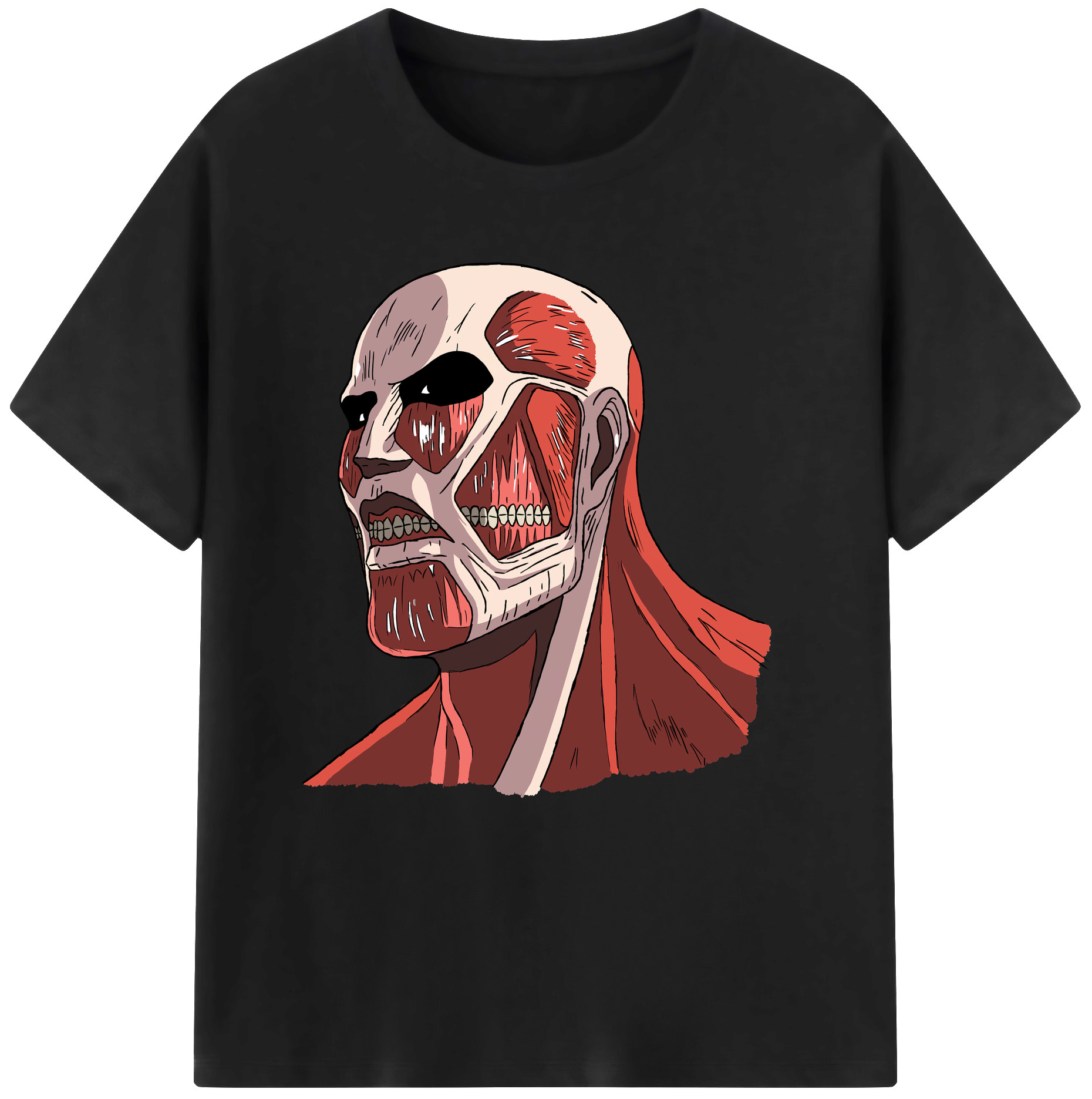 （画像用） 進撃の巨人 Attack on Titan 綿100％半袖Tシャツ（フロントプリント）