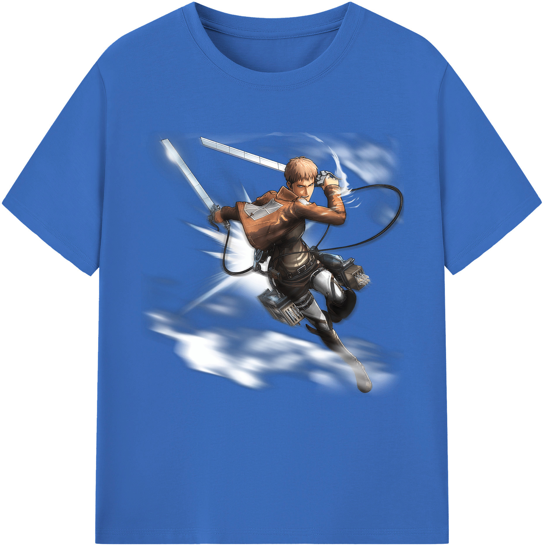 （画像用） 進撃の巨人 ジャン・キルシュタイン Attack on Titan Jean Kirstein 綿100％半袖Tシャツ（フロントプリント）