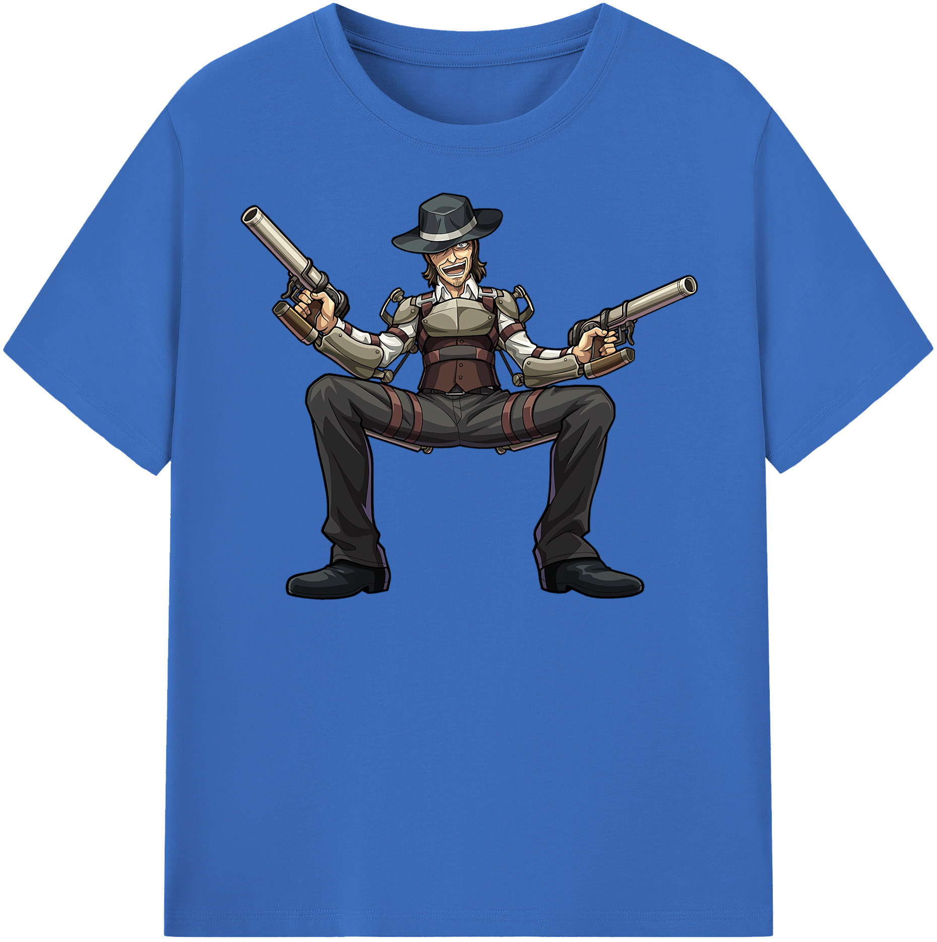 （画像用） 進撃の巨人 ケニー·アッカーマン Attack on Titan Kenny Ackerman 綿100％半袖Tシャツ（フロントプリント）
