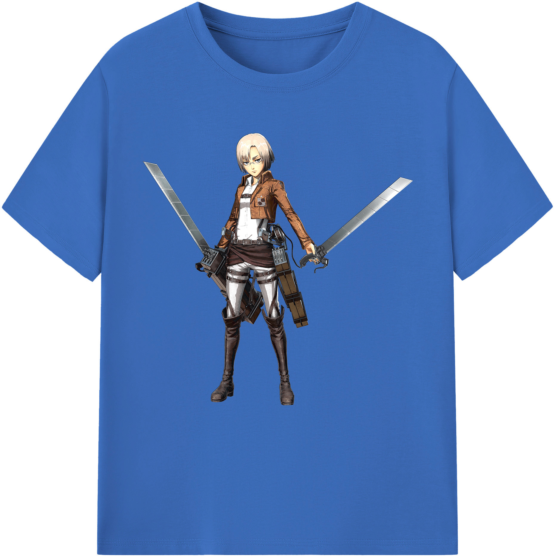 （画像用）  綿100％半袖Tシャツ（フロントプリント）