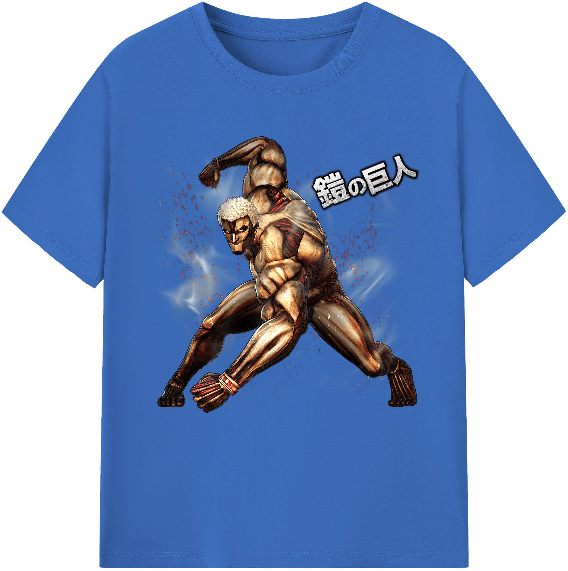 （画像用） 進撃の巨人 Attack on Titan 綿100％半袖Tシャツ（フロントプリント）
