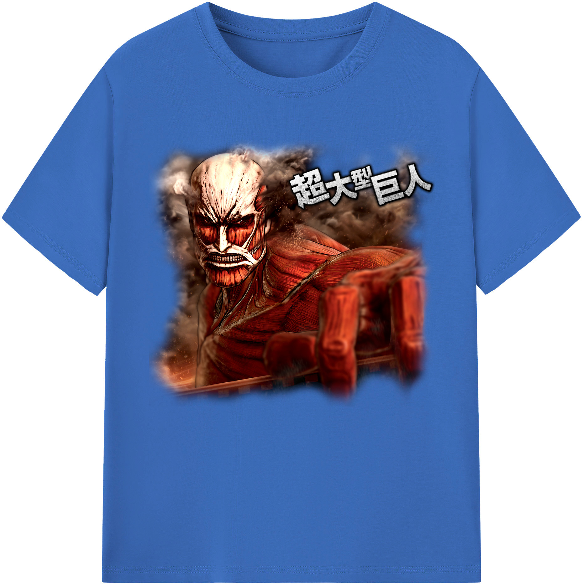 （画像用） 進撃の巨人 Attack on Titan 綿100％半袖Tシャツ（フロントプリント）