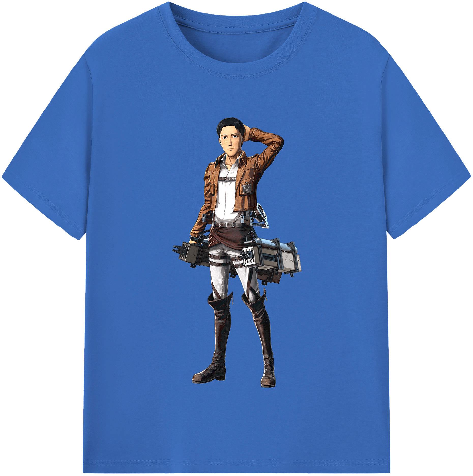 （画像用） 進撃の巨人 Attack on Titan 綿100％半袖Tシャツ（フロントプリント）