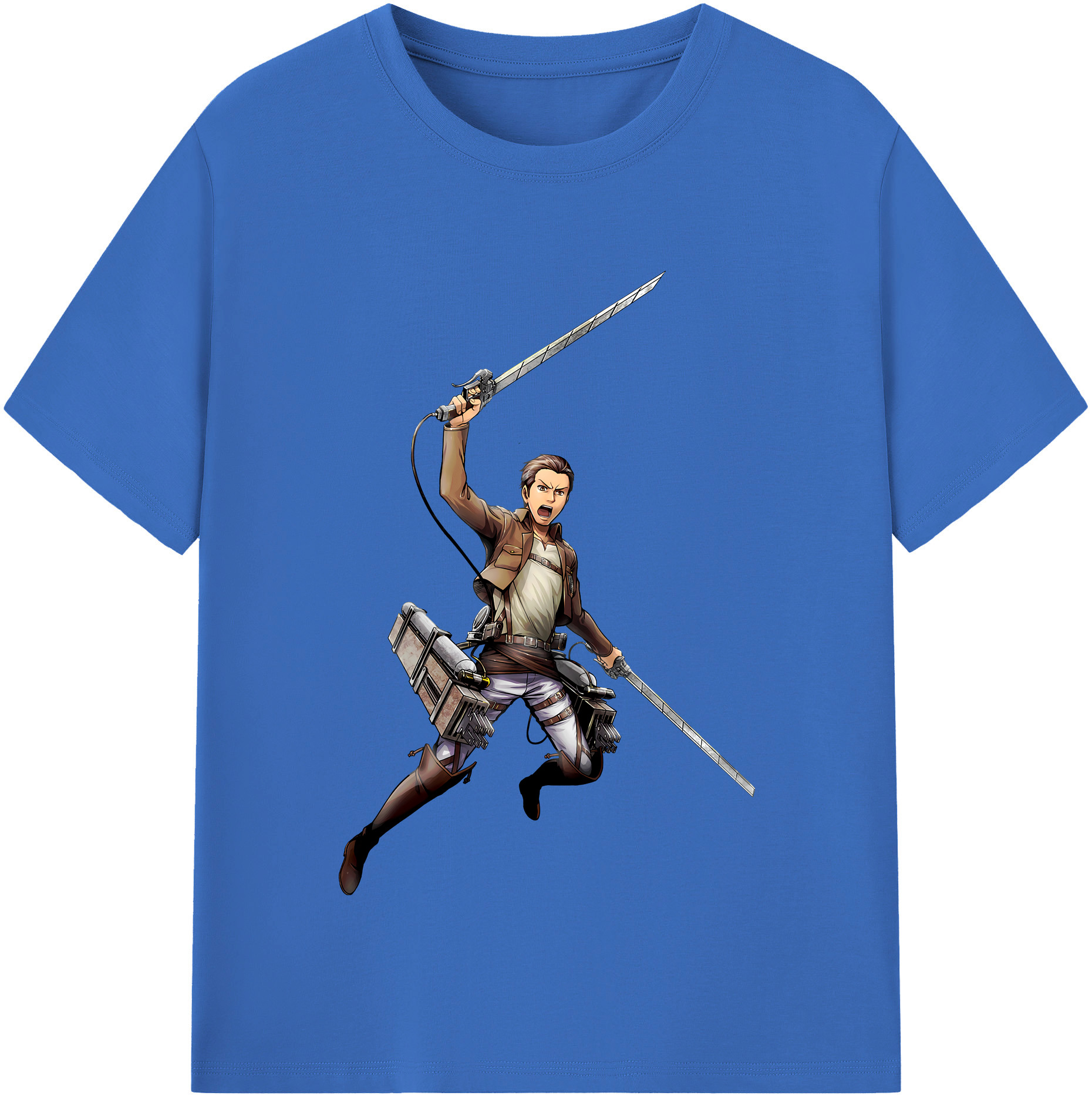 （画像用） 進撃の巨人 Attack on Titan 綿100％半袖Tシャツ（フロントプリント）