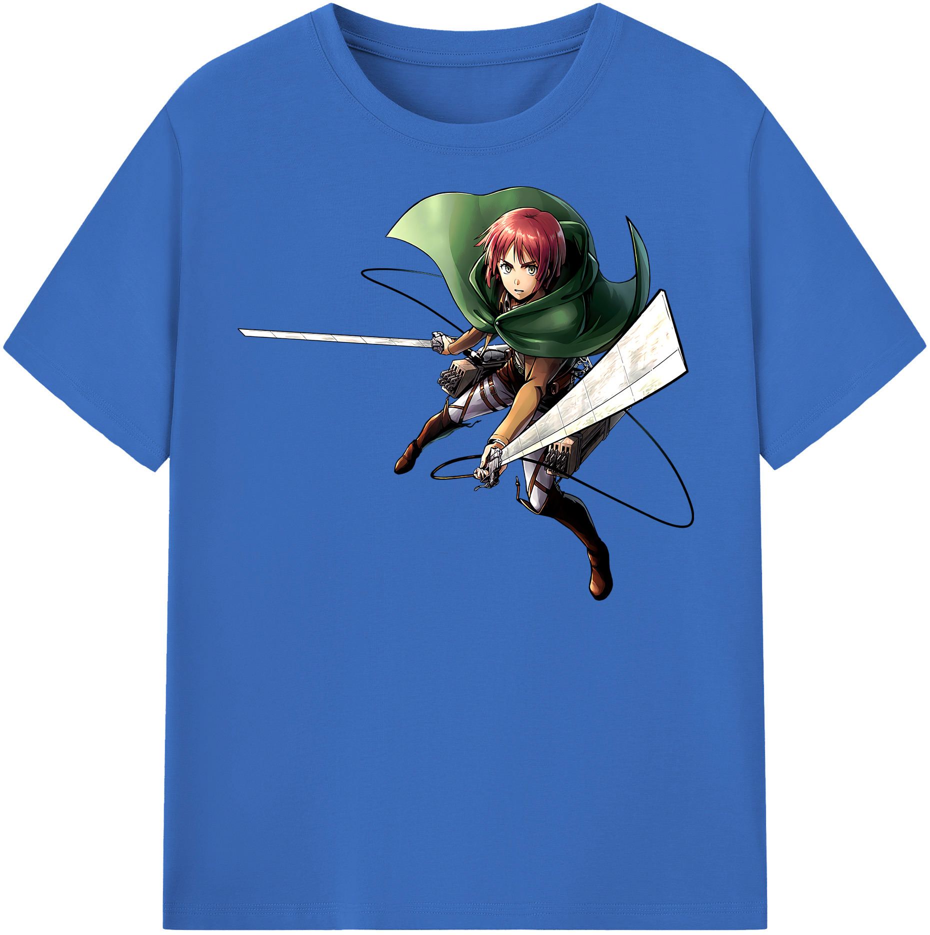 （画像用） 進撃の巨人 Attack on Titan 綿100％半袖Tシャツ（フロントプリント）