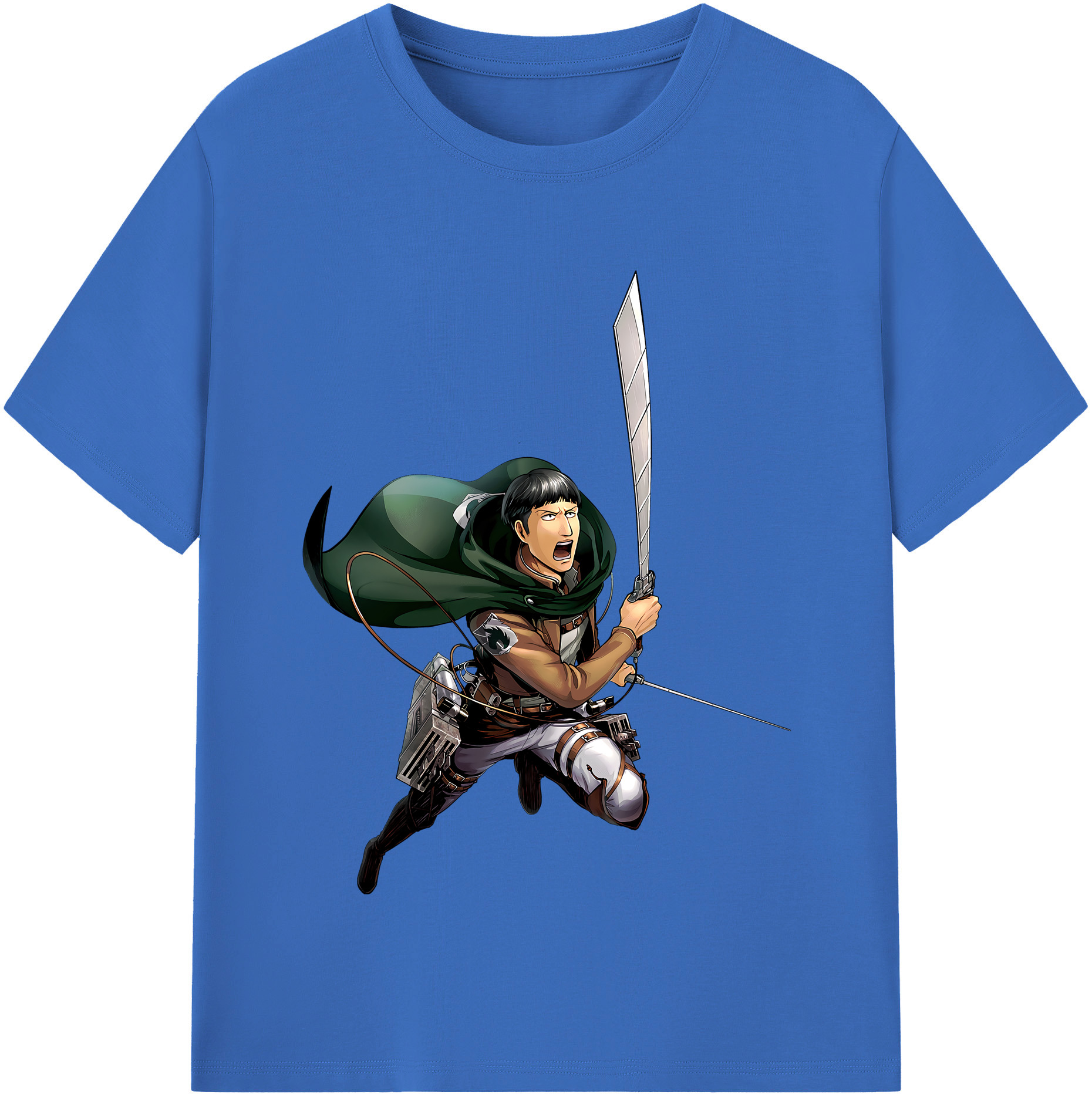 （画像用） 進撃の巨人 Attack on Titan 綿100％半袖Tシャツ（フロントプリント）