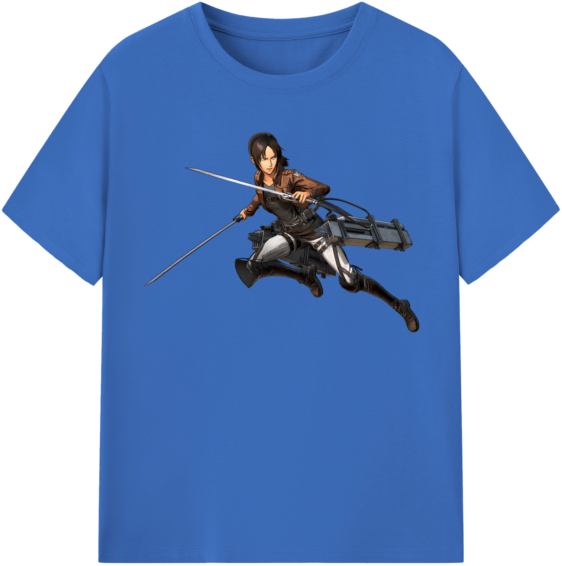 （画像用） 進撃の巨人 Attack on Titan 綿100％半袖Tシャツ（フロントプリント）