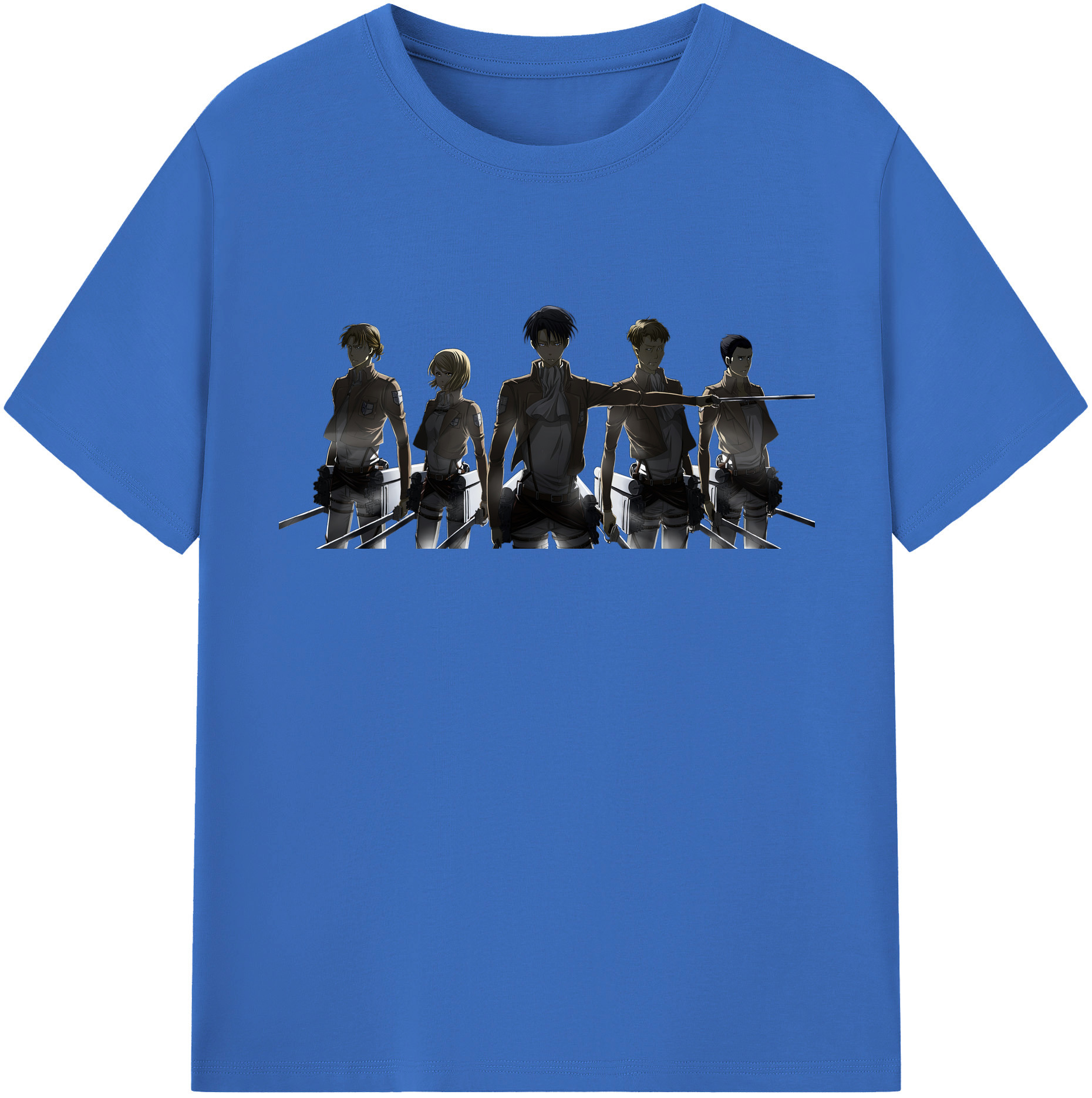 （画像用） 進撃の巨人 Attack on Titan 綿100％半袖Tシャツ（フロントプリント）