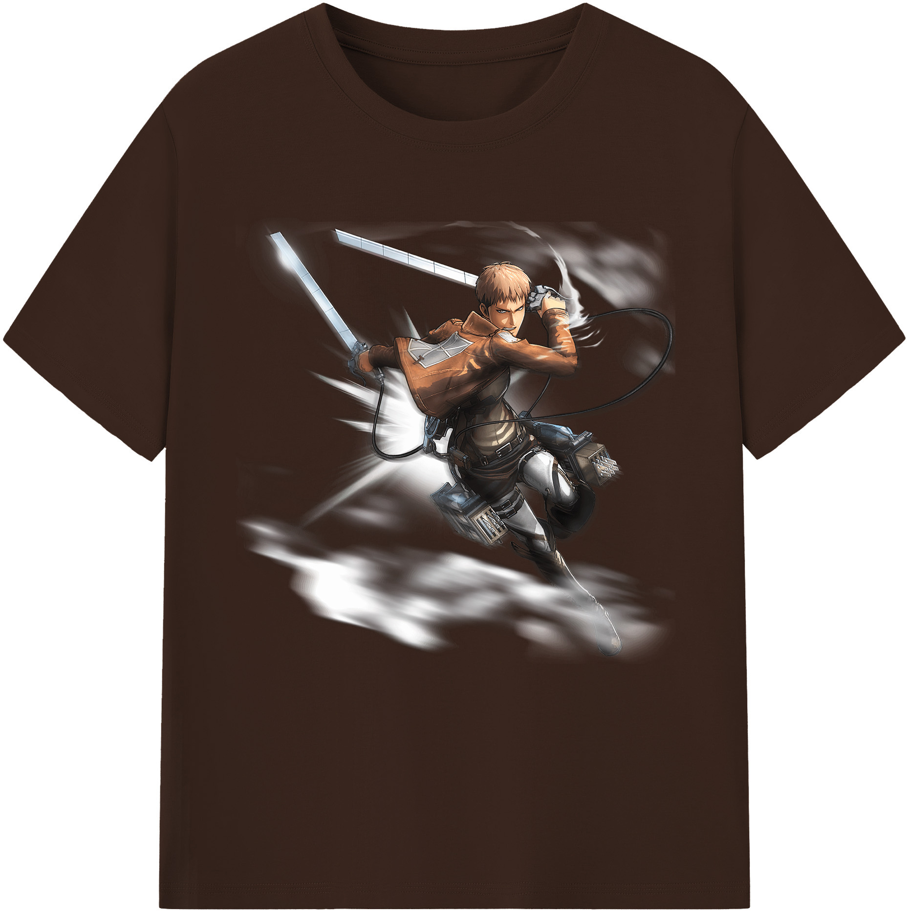 （画像用） 進撃の巨人 ジャン・キルシュタイン Attack on Titan Jean Kirstein 綿100％半袖Tシャツ（フロントプリント）