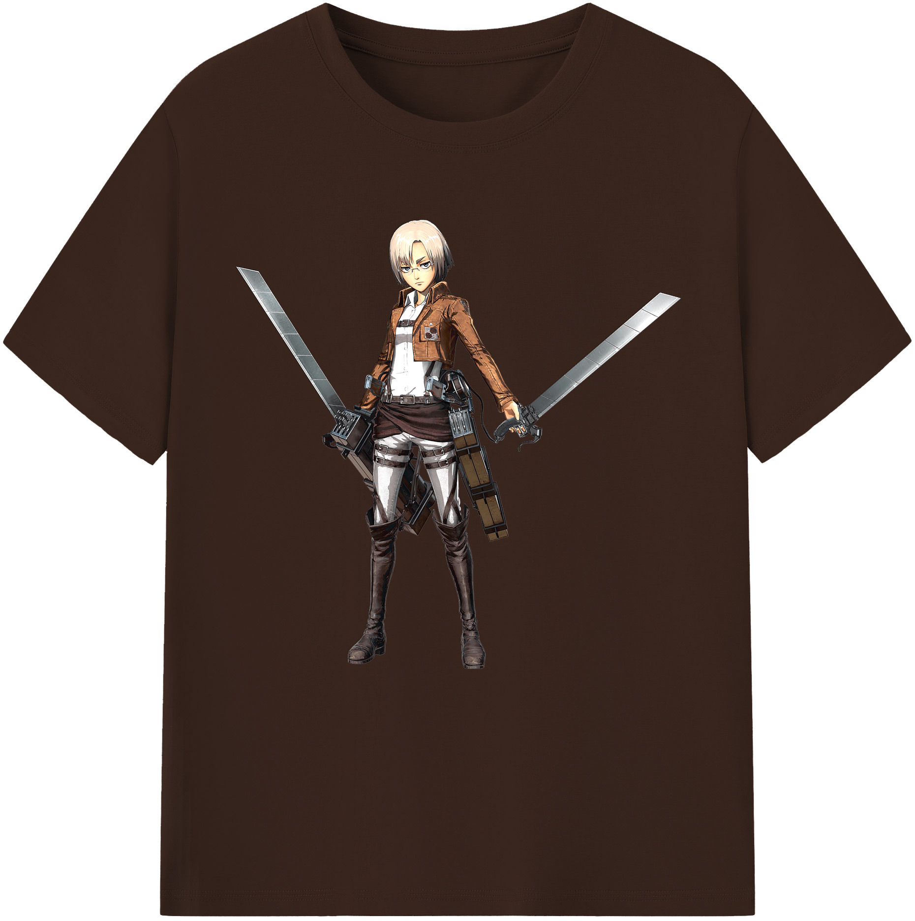 （画像用）  綿100％半袖Tシャツ（フロントプリント）