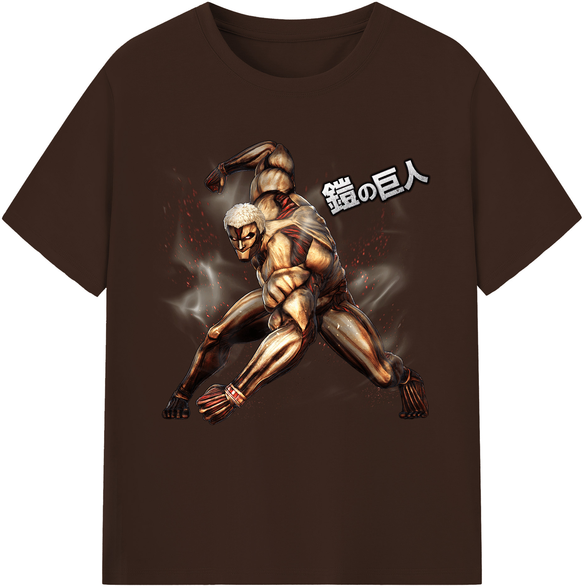（画像用） 進撃の巨人 Attack on Titan 綿100％半袖Tシャツ（フロントプリント）