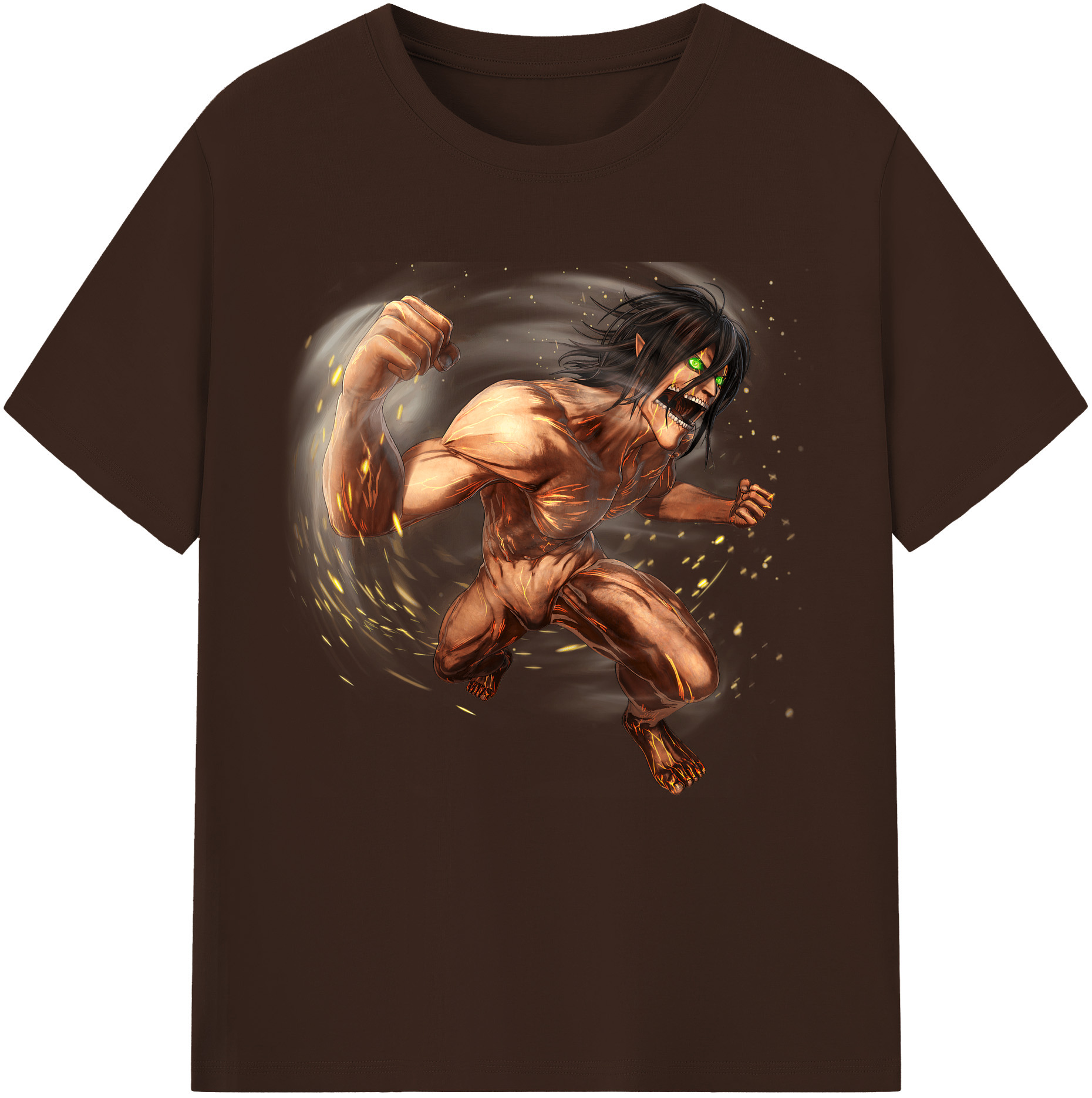 （画像用） 進撃の巨人 Attack on Titan 綿100％半袖Tシャツ（フロントプリント）