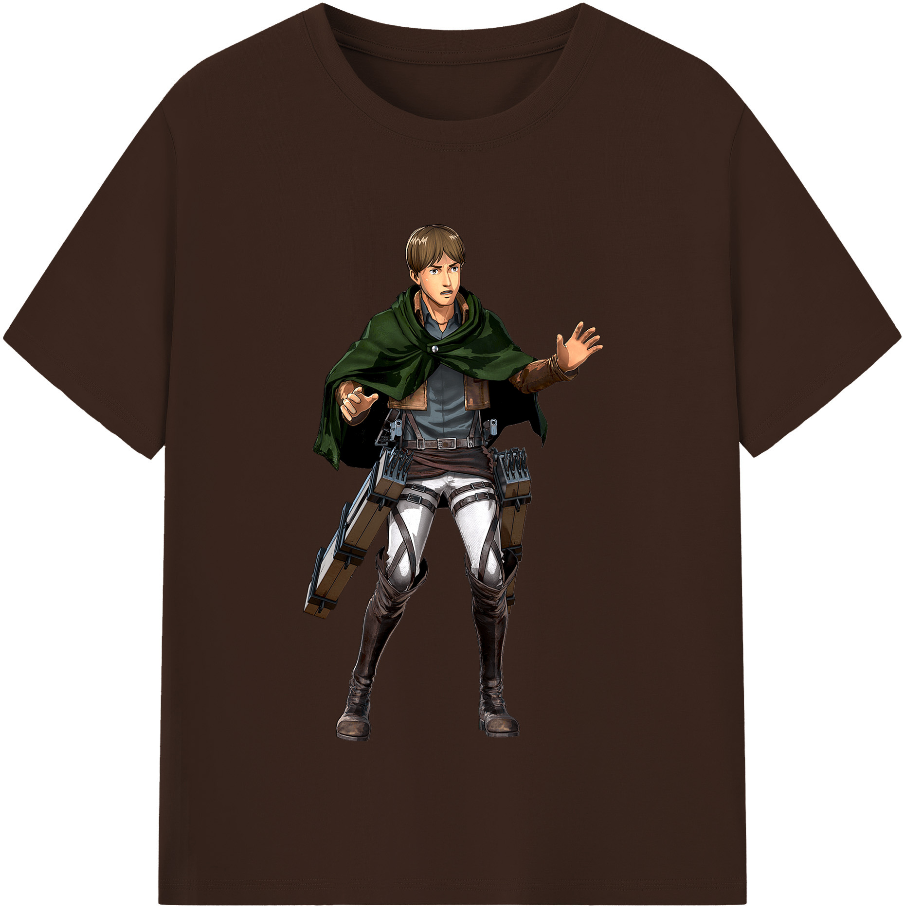 （画像用） 進撃の巨人 Attack on Titan 綿100％半袖Tシャツ（フロントプリント）