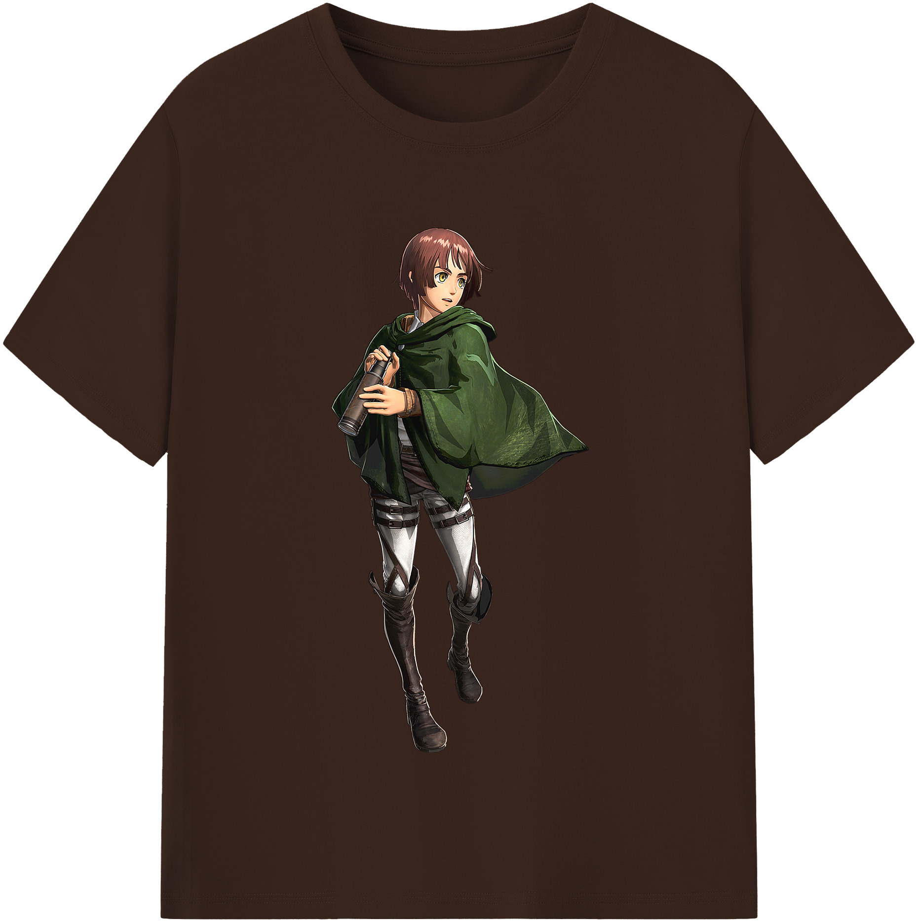 （画像用） 進撃の巨人 Attack on Titan 綿100％半袖Tシャツ（フロントプリント）