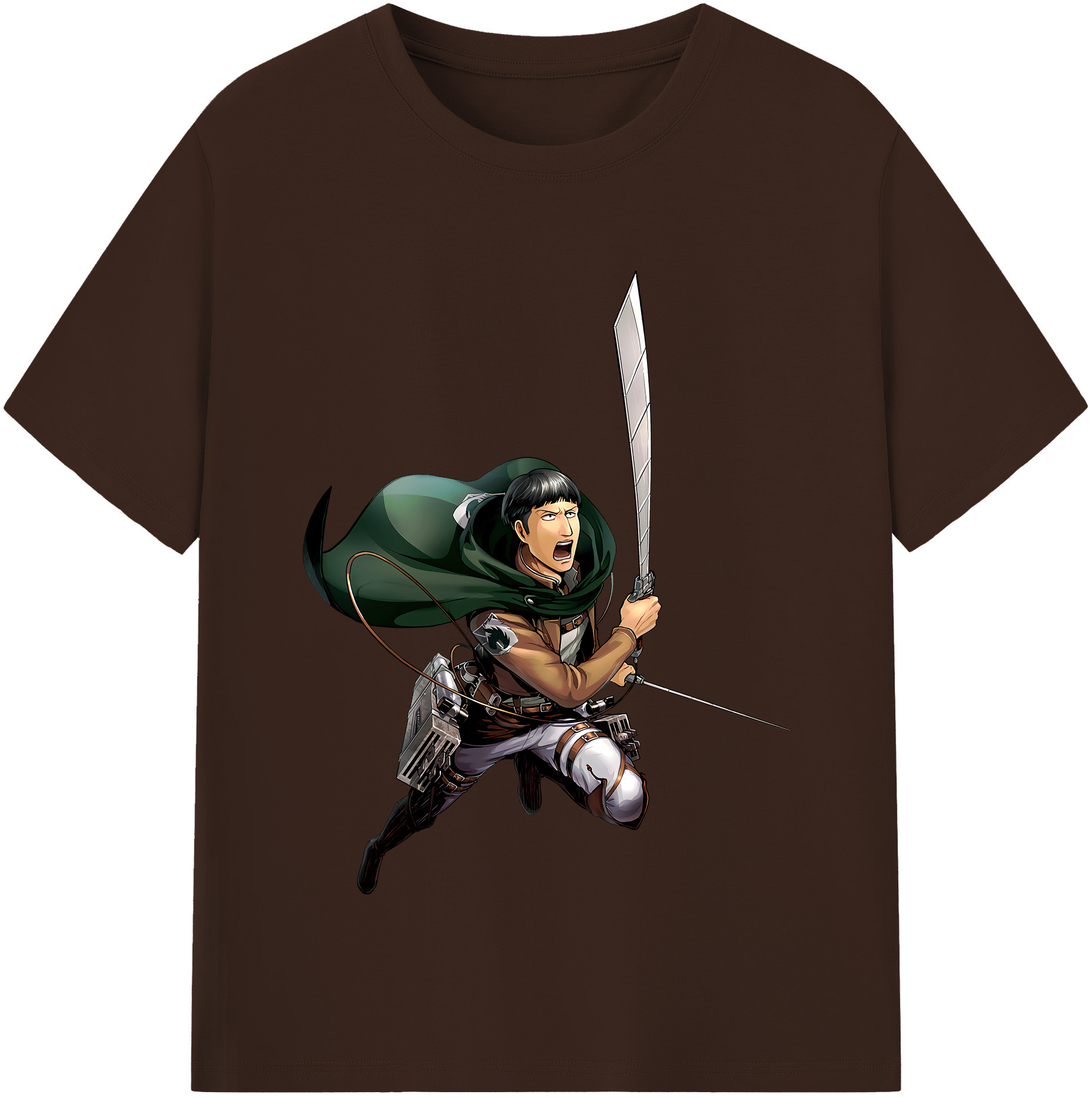 （画像用） 進撃の巨人 Attack on Titan 綿100％半袖Tシャツ（フロントプリント）