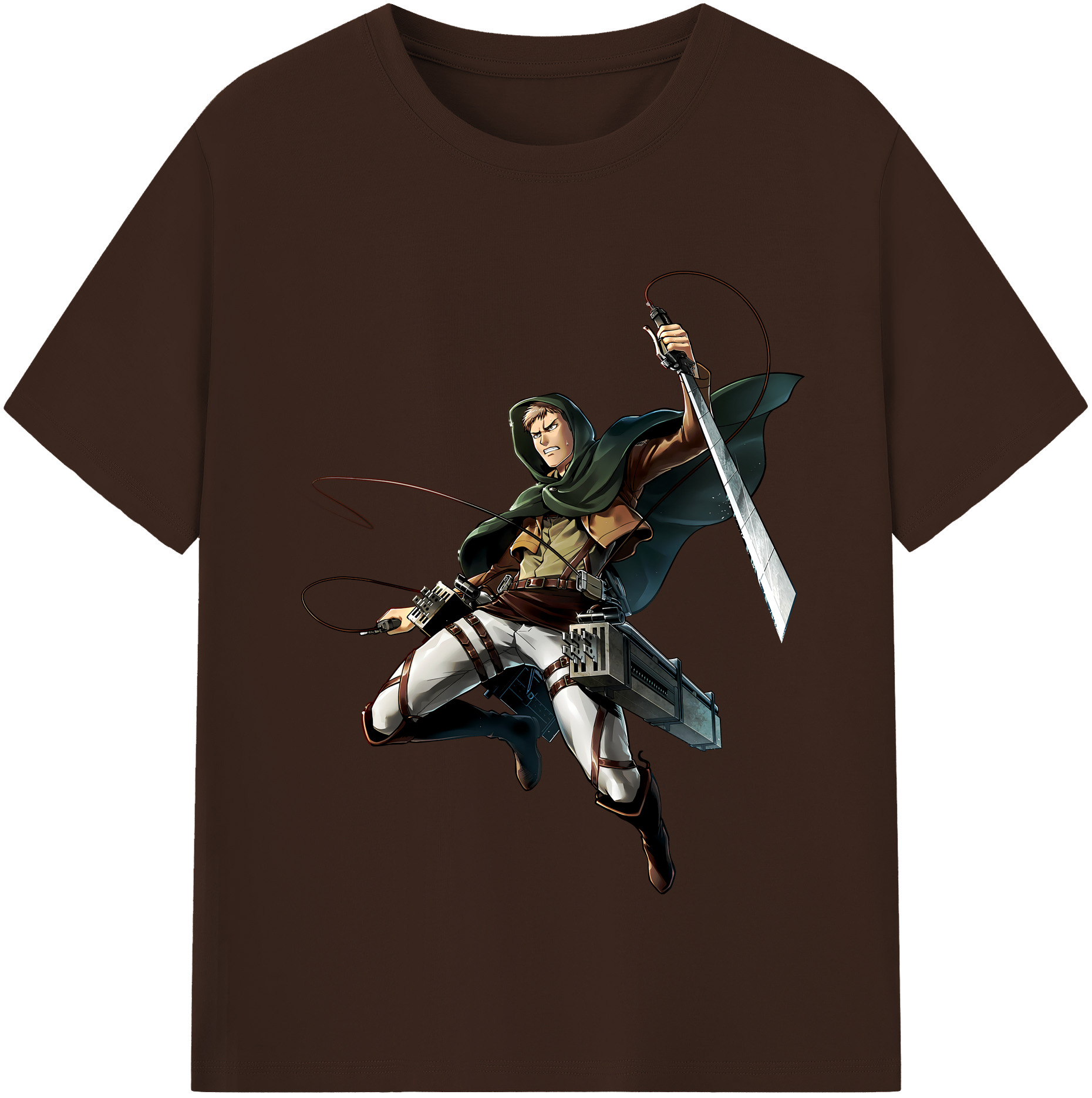 （画像用） 進撃の巨人 Attack on Titan 綿100％半袖Tシャツ（フロントプリント）