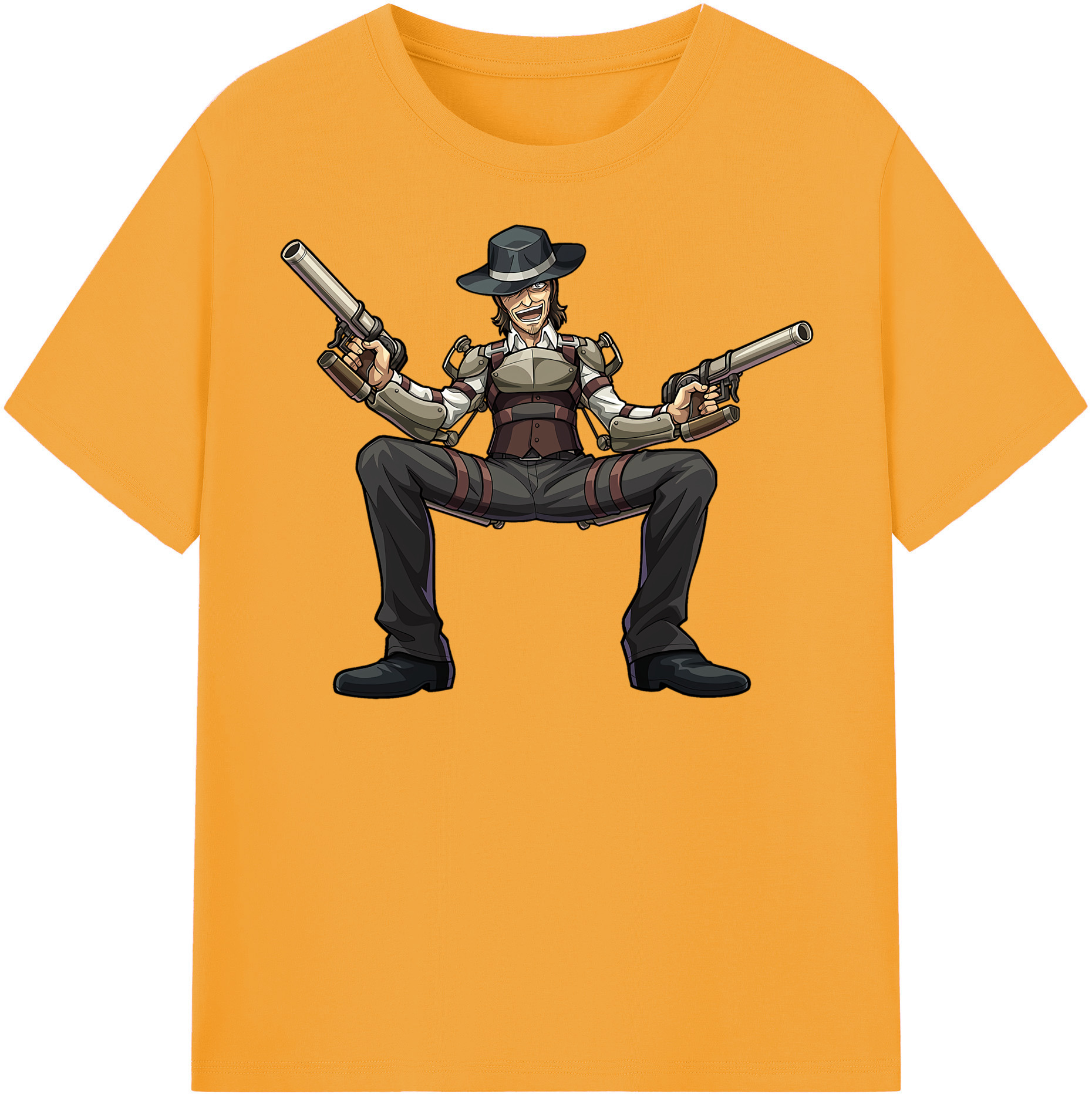 （画像用） 進撃の巨人 ケニー·アッカーマン Attack on Titan Kenny Ackerman 綿100％半袖Tシャツ（フロントプリント）