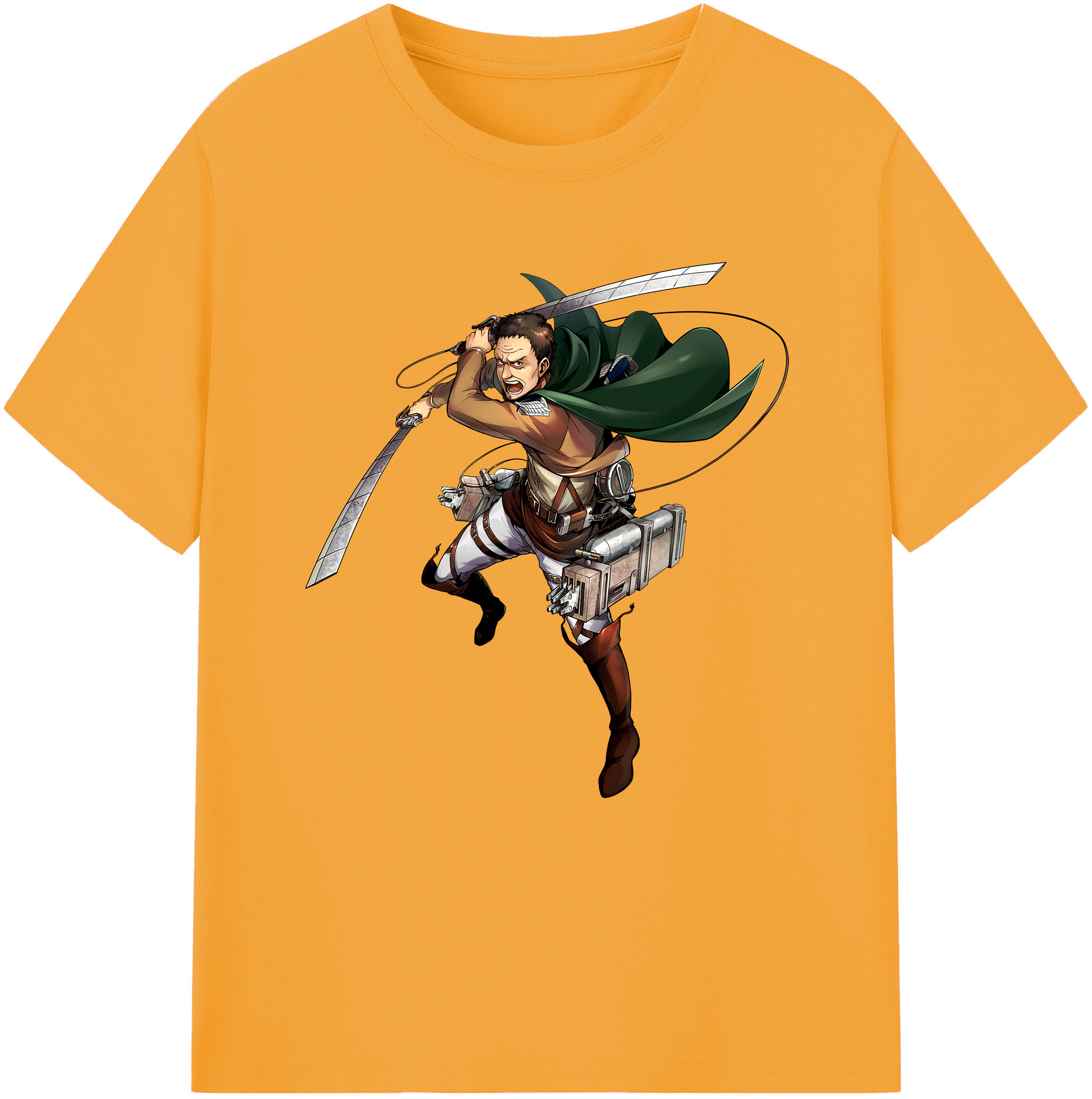（画像用） 進撃の巨人 Attack on Titan 綿100％半袖Tシャツ（フロントプリント）