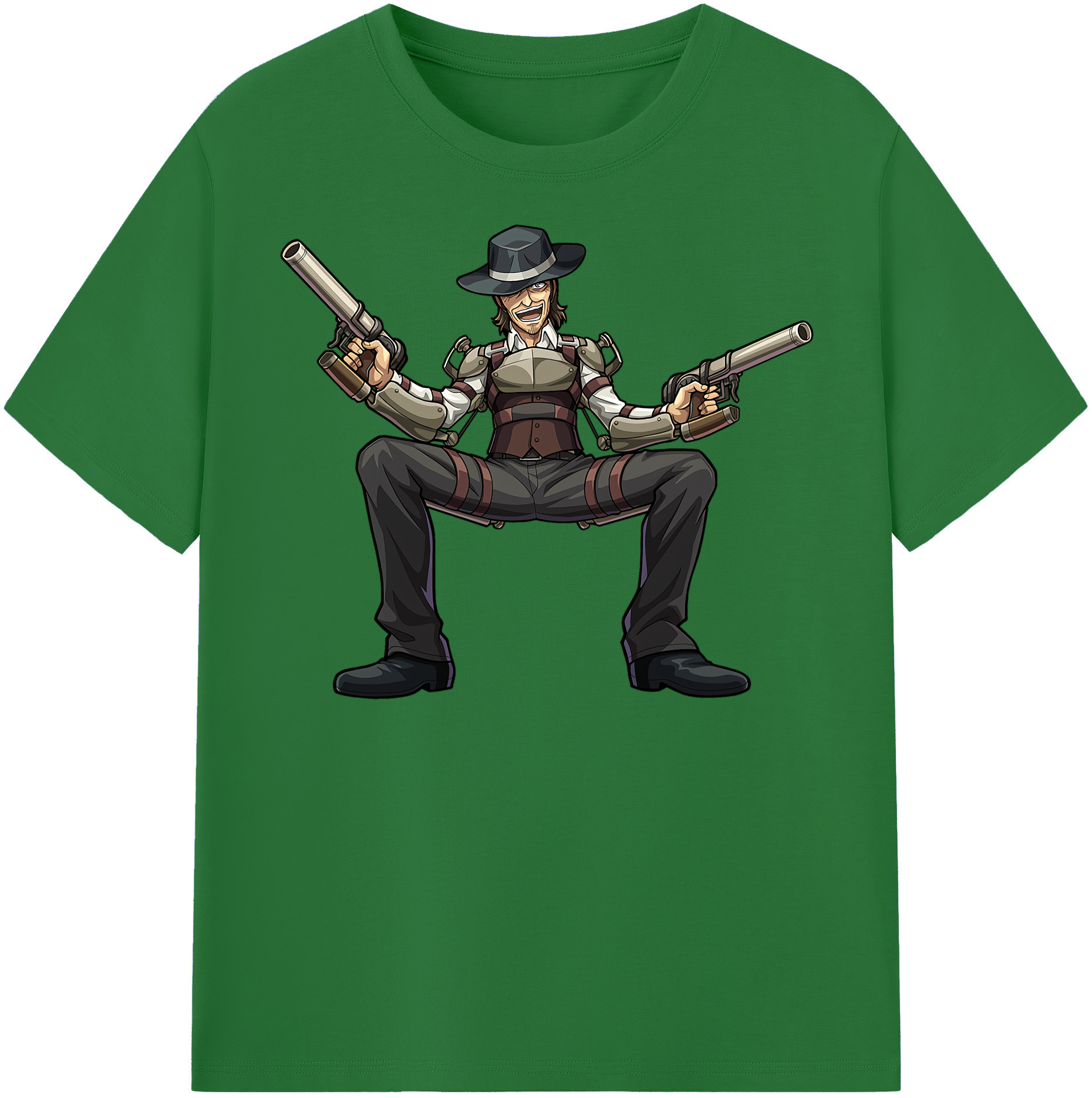 （画像用） 進撃の巨人 ケニー·アッカーマン Attack on Titan Kenny Ackerman 綿100％半袖Tシャツ（フロントプリント）