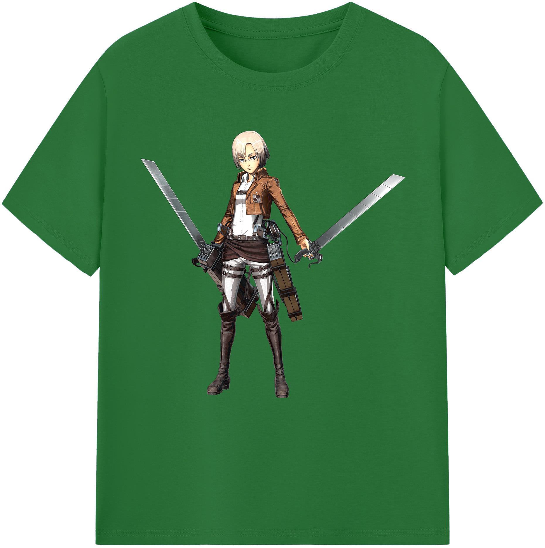 （画像用）  綿100％半袖Tシャツ（フロントプリント）