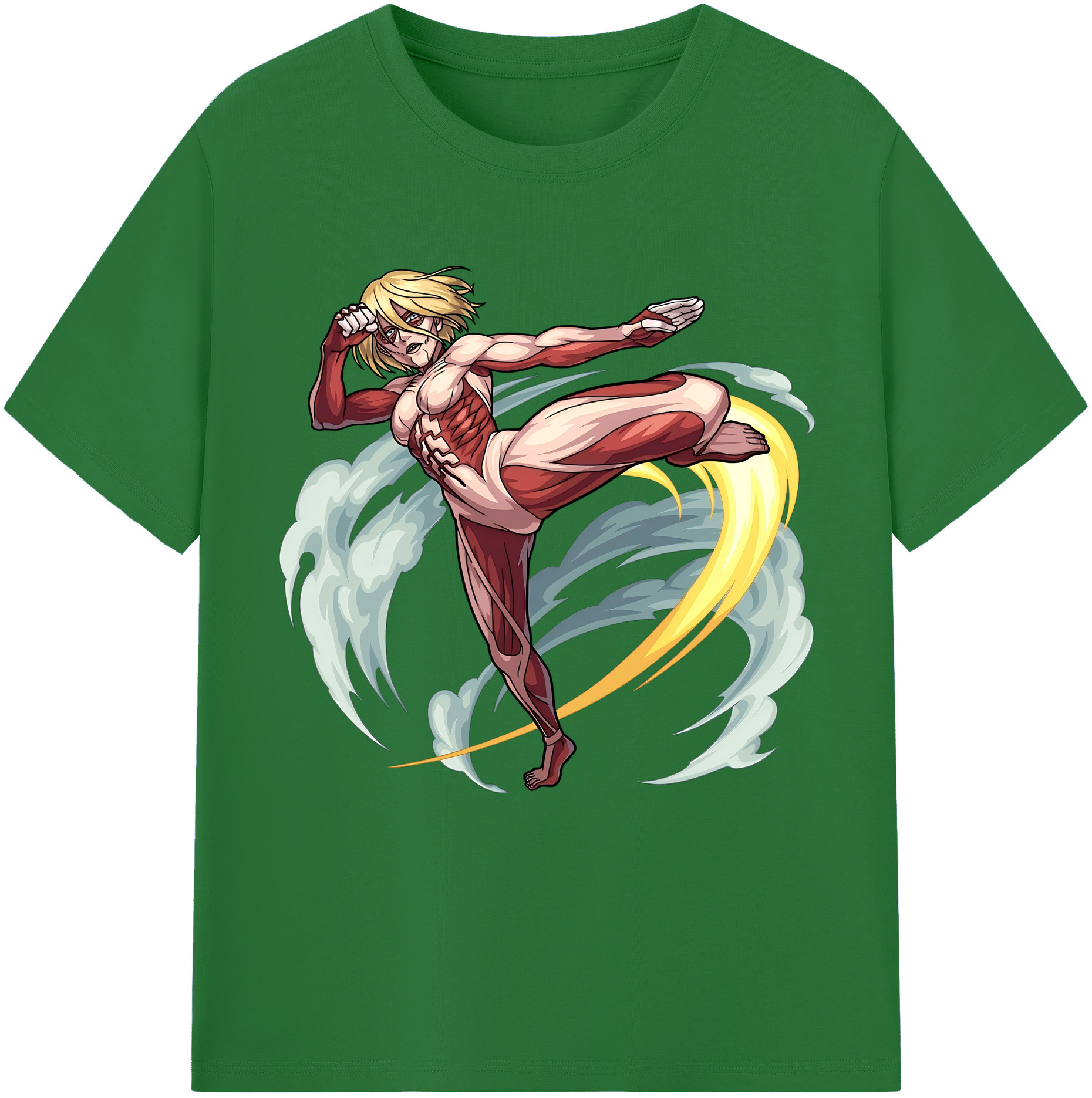 （画像用） 進撃の巨人 Attack on Titan 綿100％半袖Tシャツ（フロントプリント）