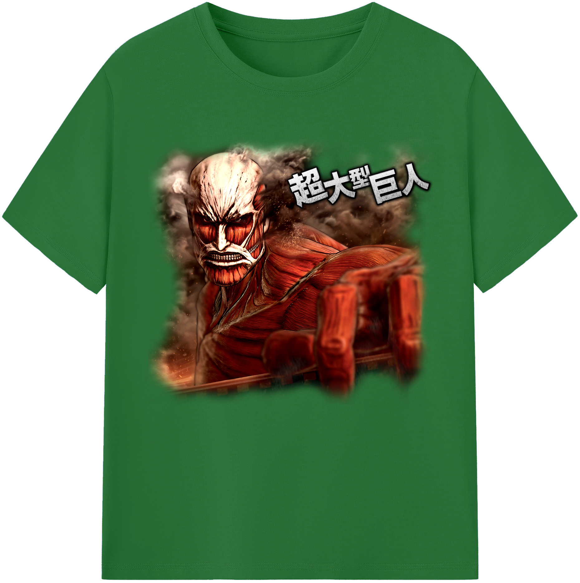 （画像用） 進撃の巨人 Attack on Titan 綿100％半袖Tシャツ（フロントプリント）