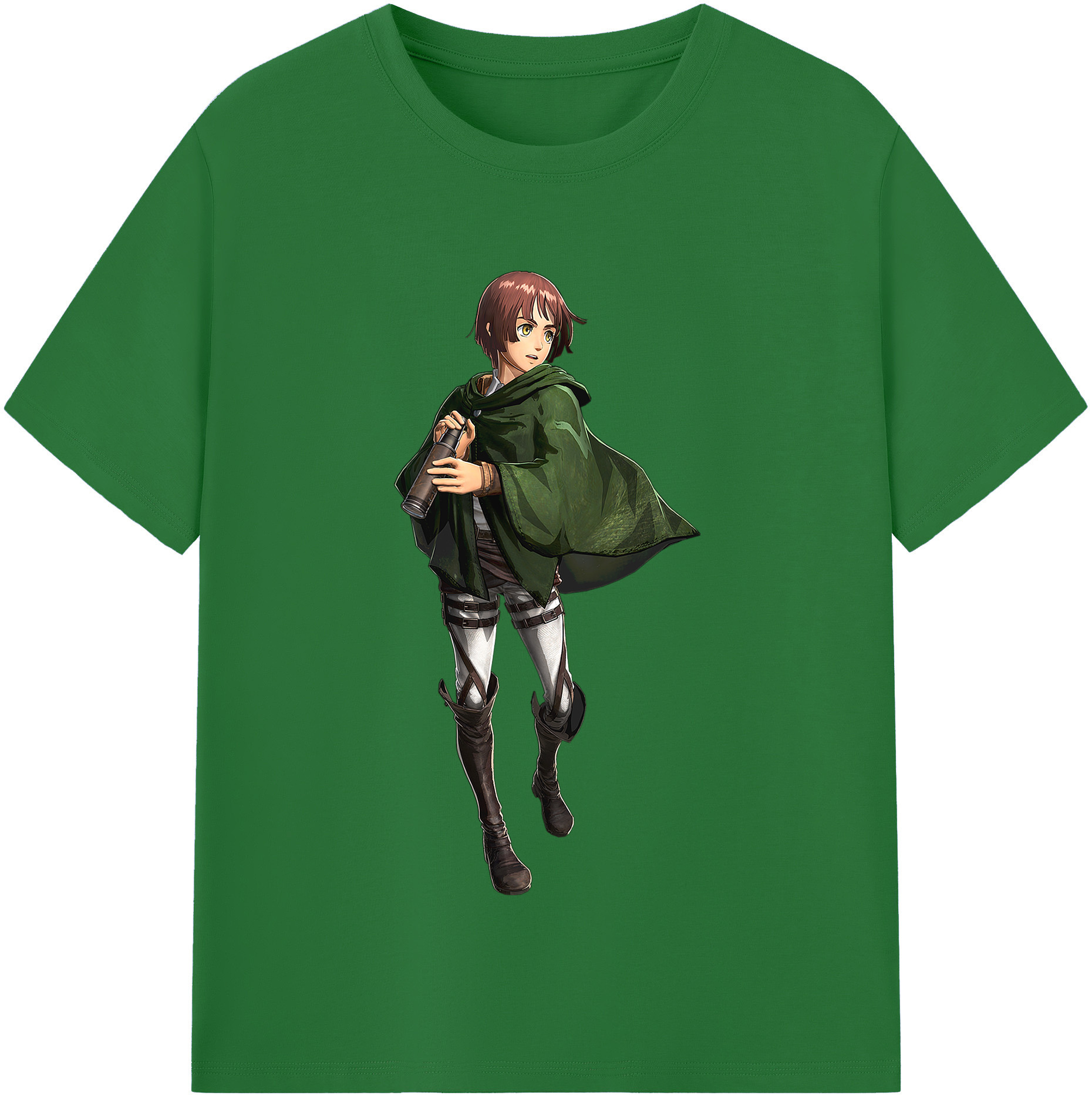 （画像用） 進撃の巨人 Attack on Titan 綿100％半袖Tシャツ（フロントプリント）
