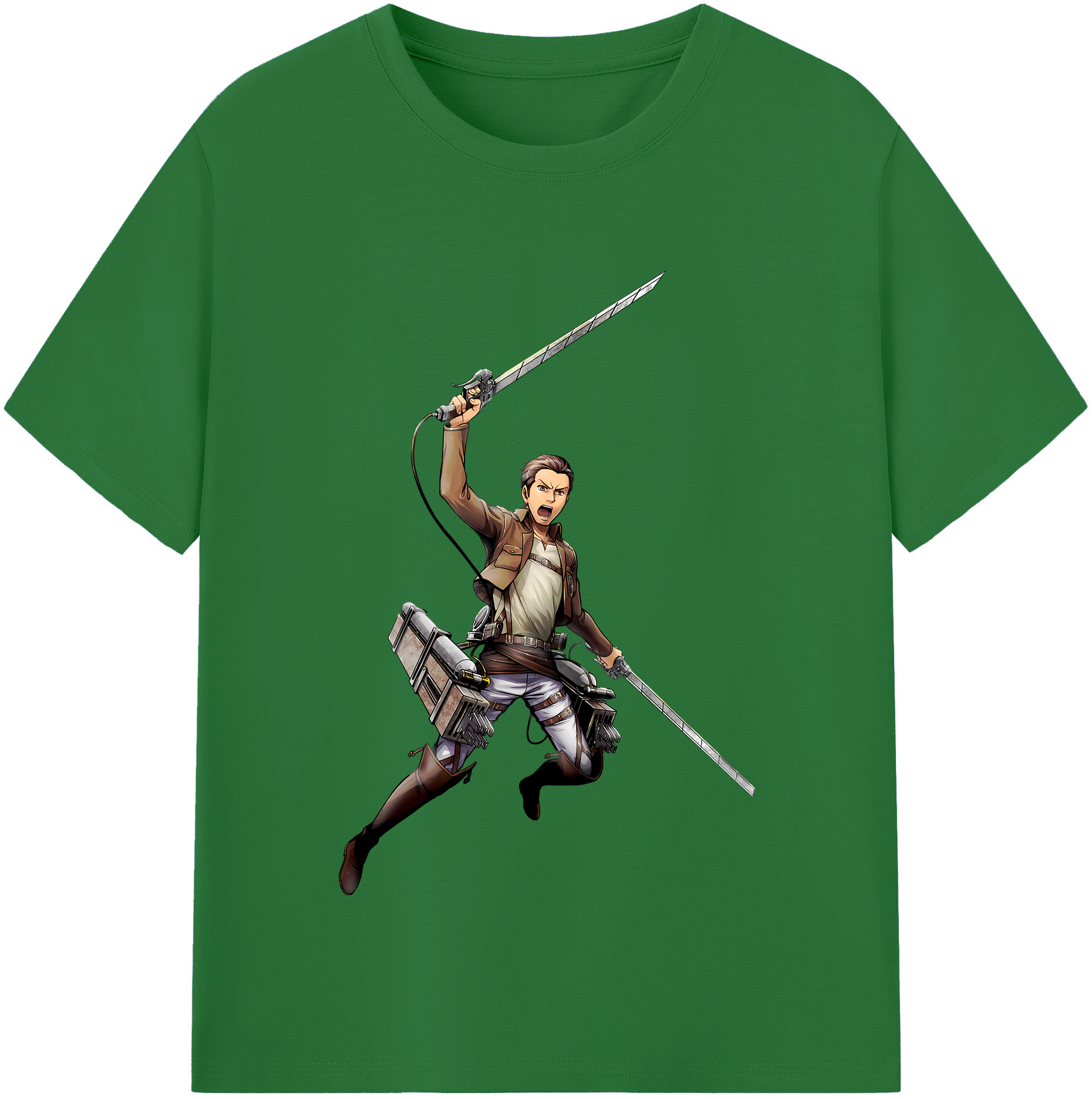 （画像用） 進撃の巨人 Attack on Titan 綿100％半袖Tシャツ（フロントプリント）